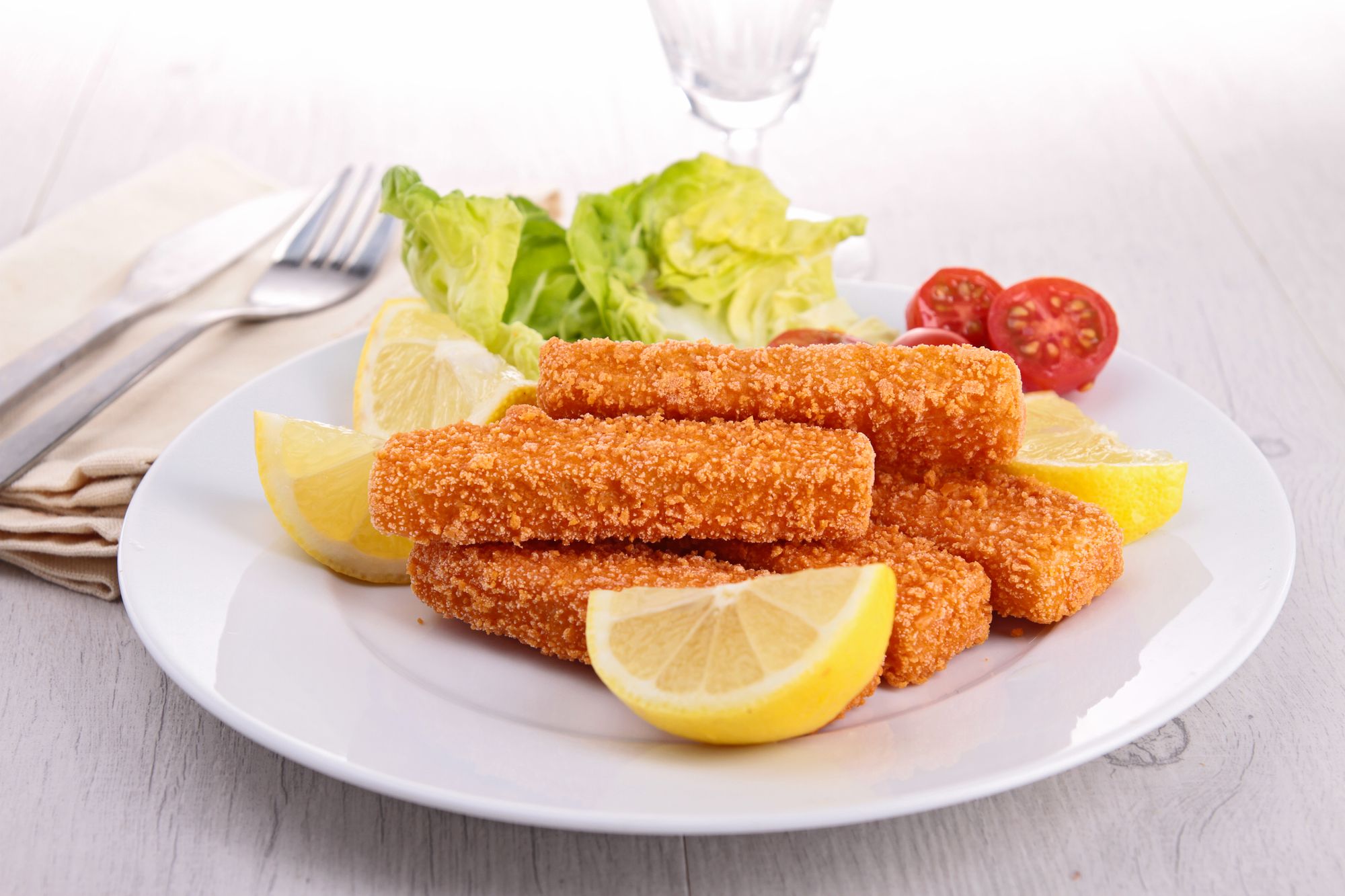 Thai Fish Goujons and Salad