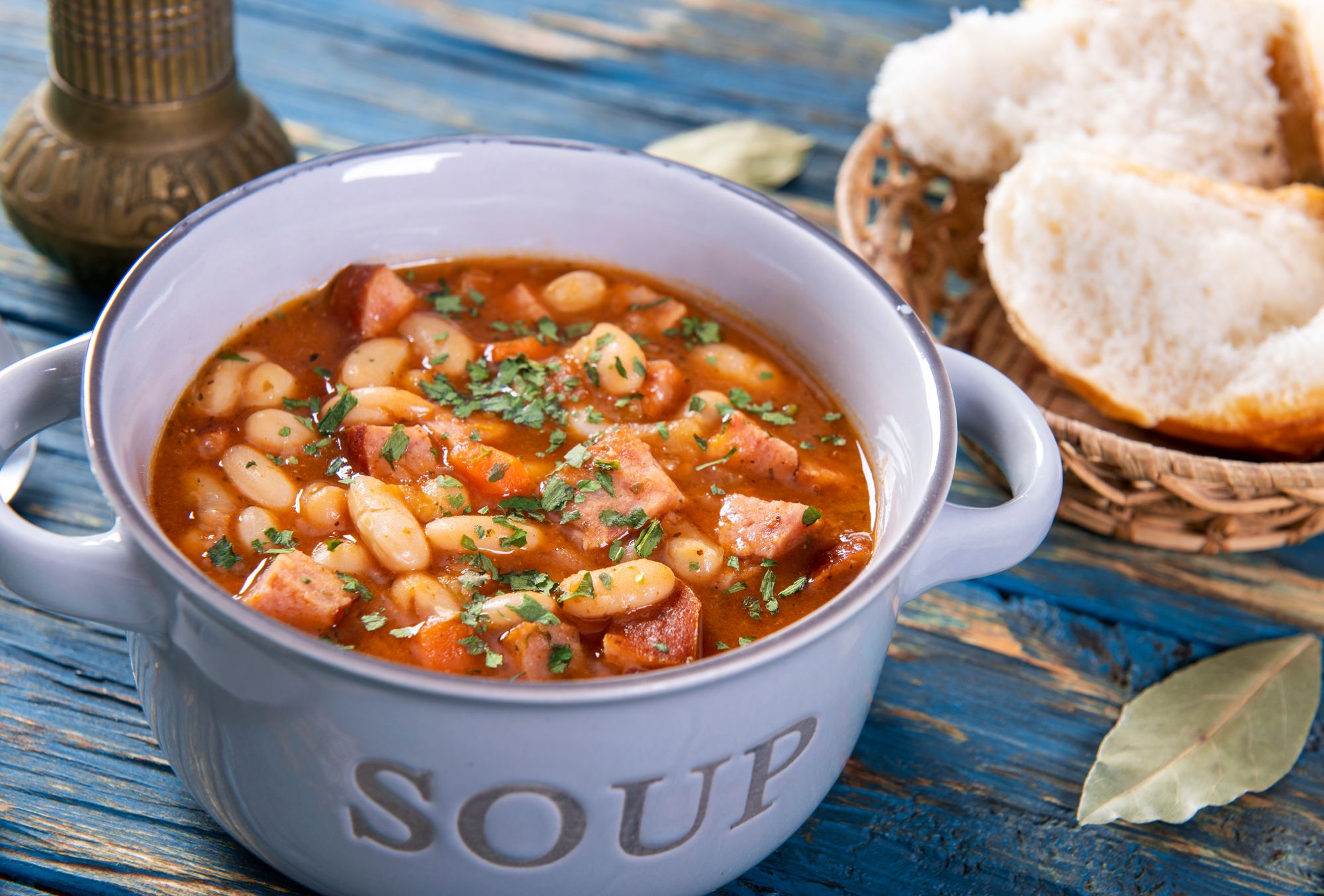 Spanish-Style Pork and White Bean Stew