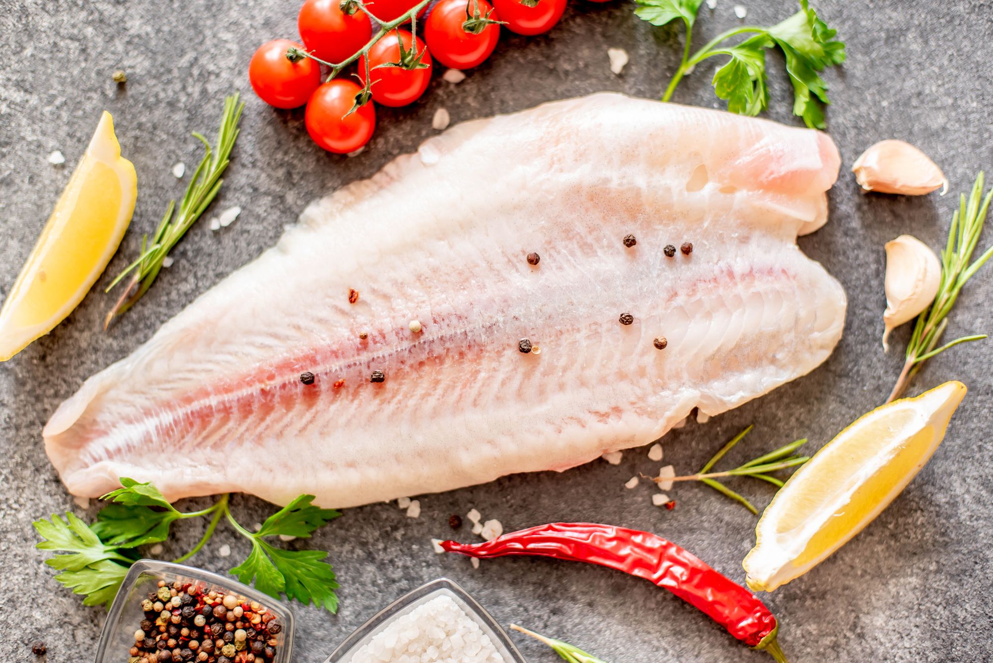 Lemon Sole with Capers and Blood Orange