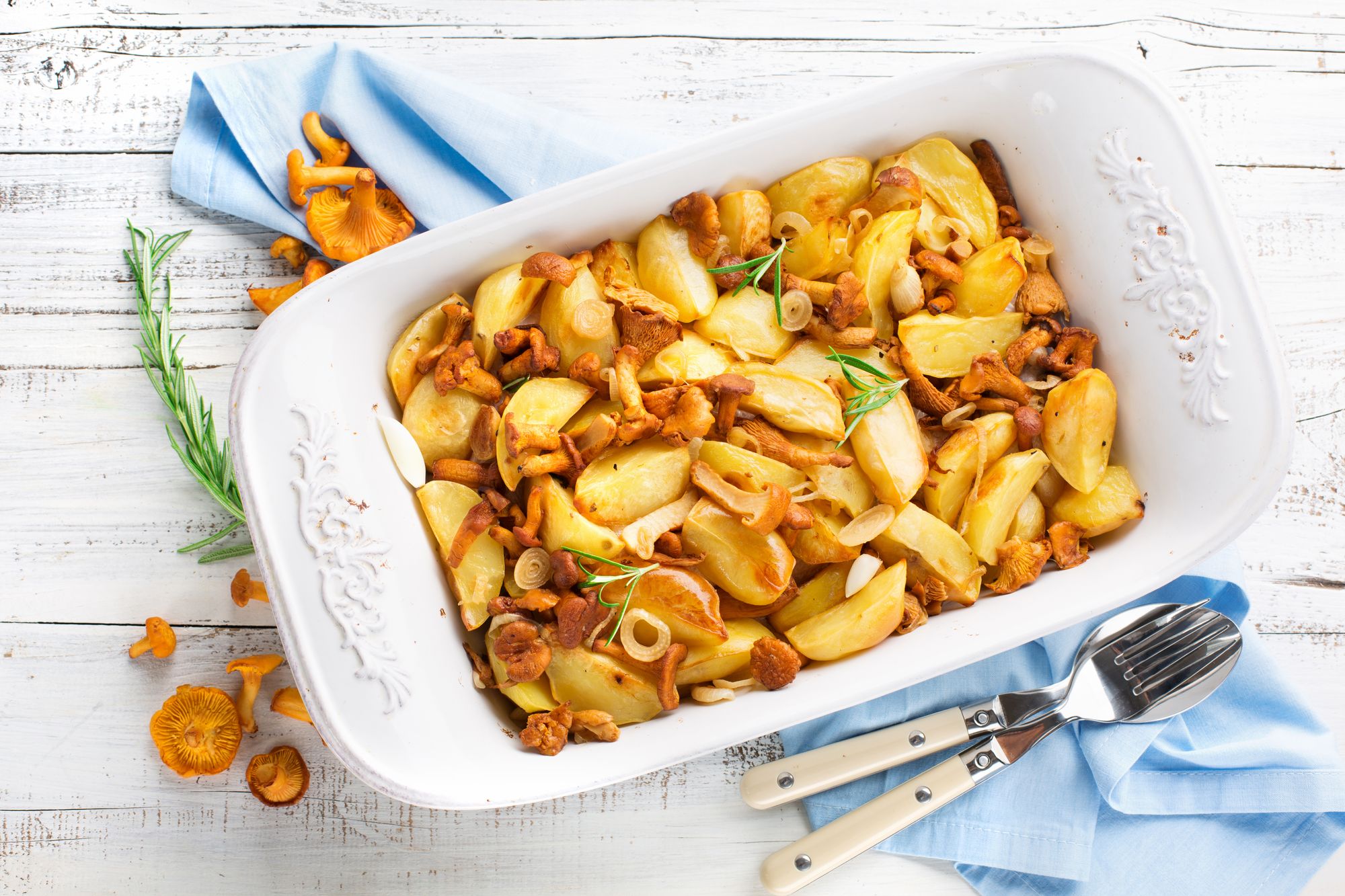 Bean and Mushroom Traybake