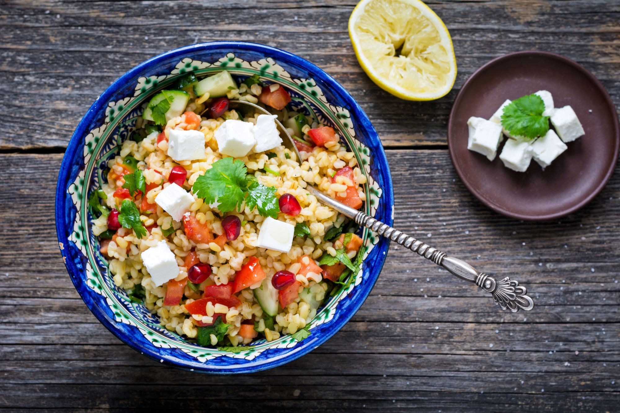 Israeli Goat’s Cheese and Lemon Couscous