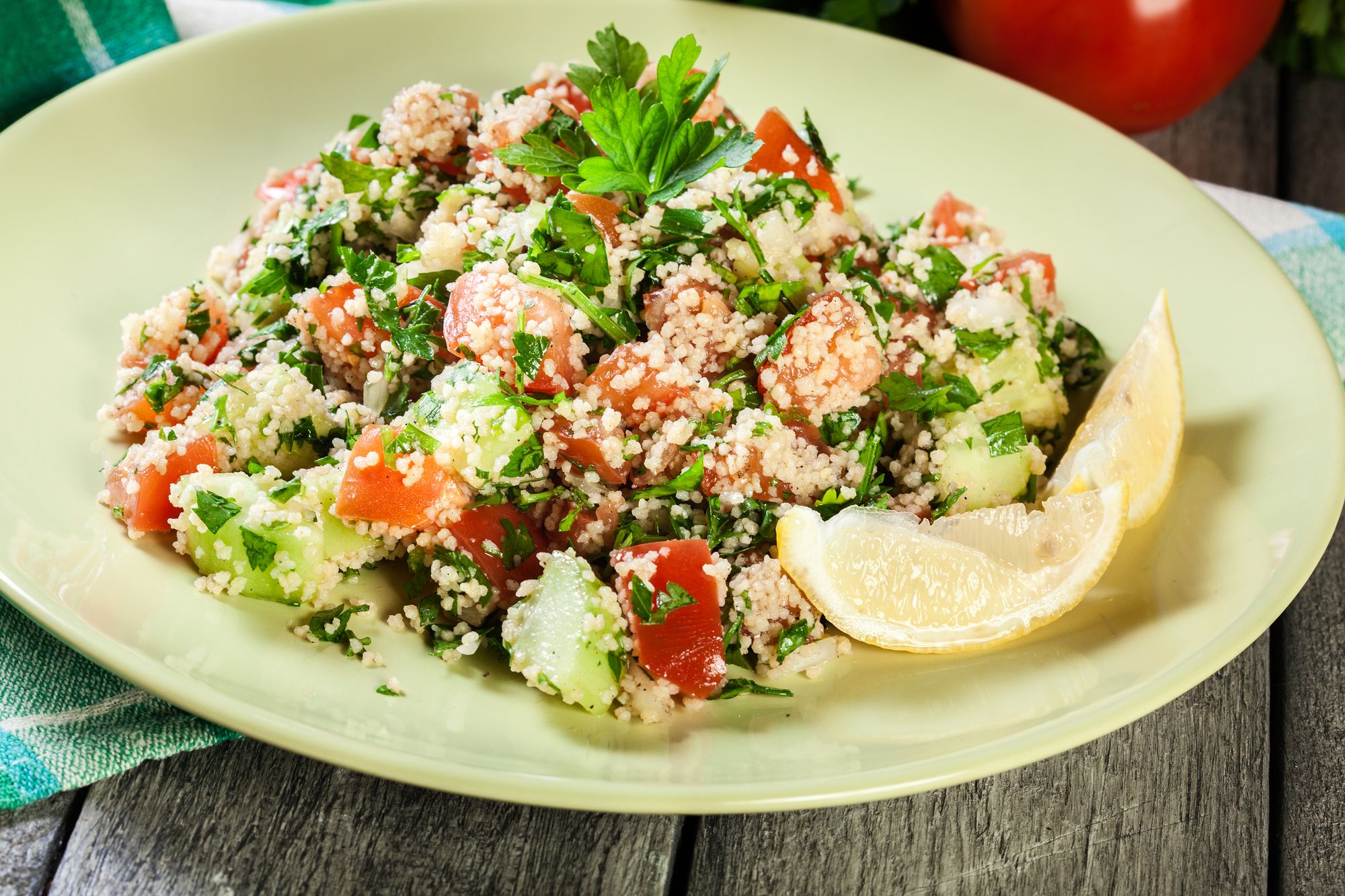 Salmon Korma Tabbouleh