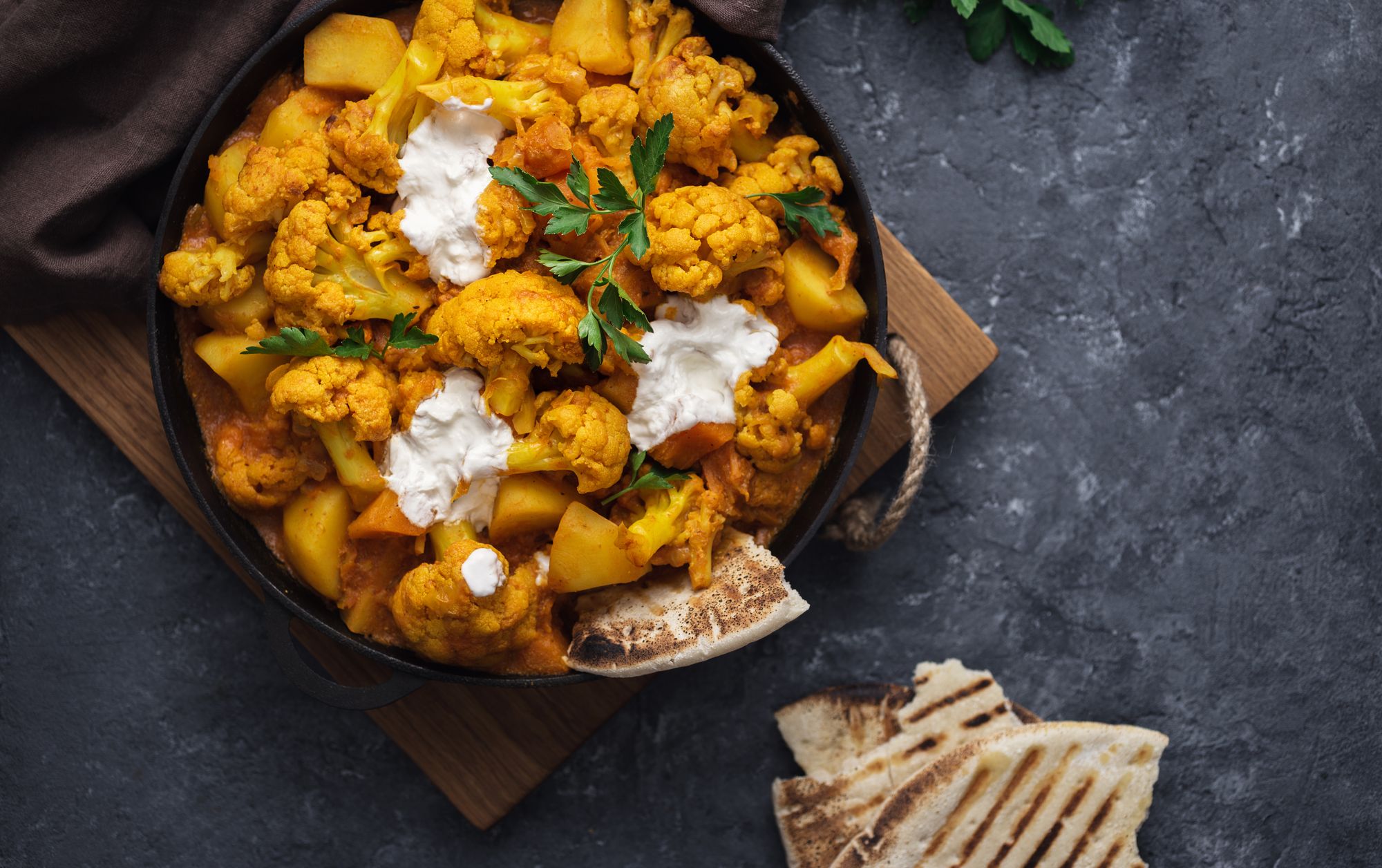 Roasted Cauliflower Curry