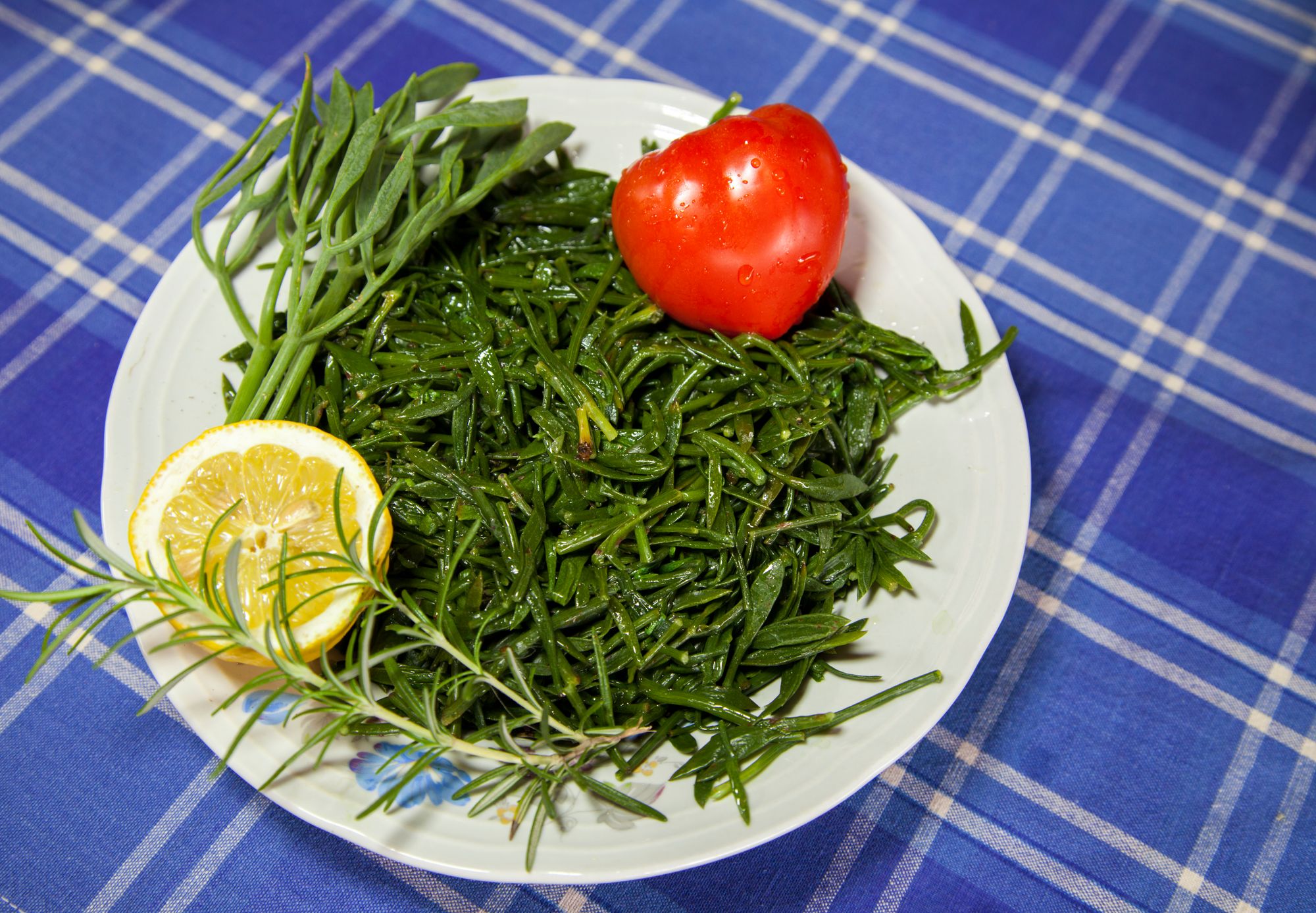 Crab and Samphire Salad