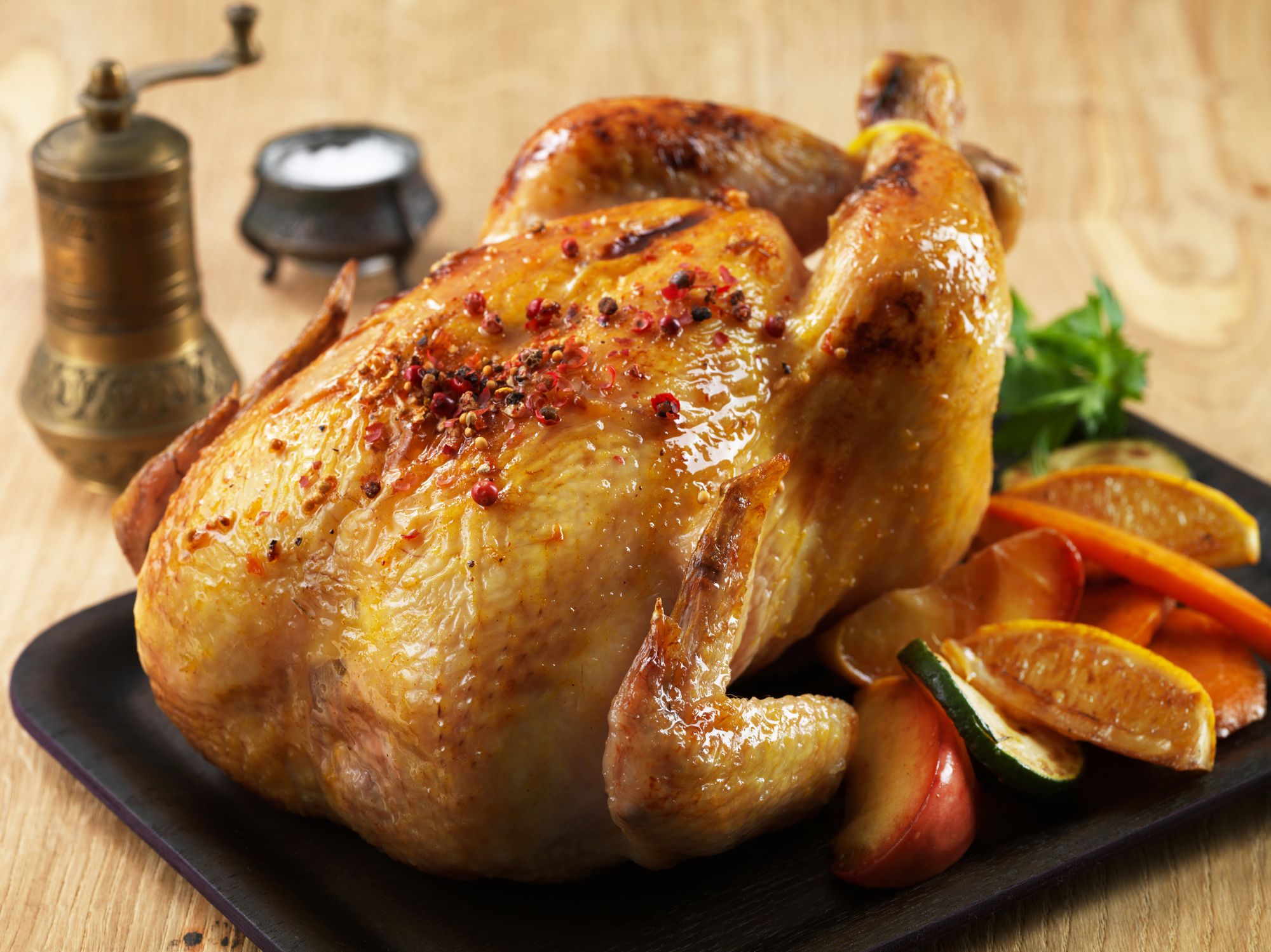 Perfect Smoky Brined Roast Chicken
