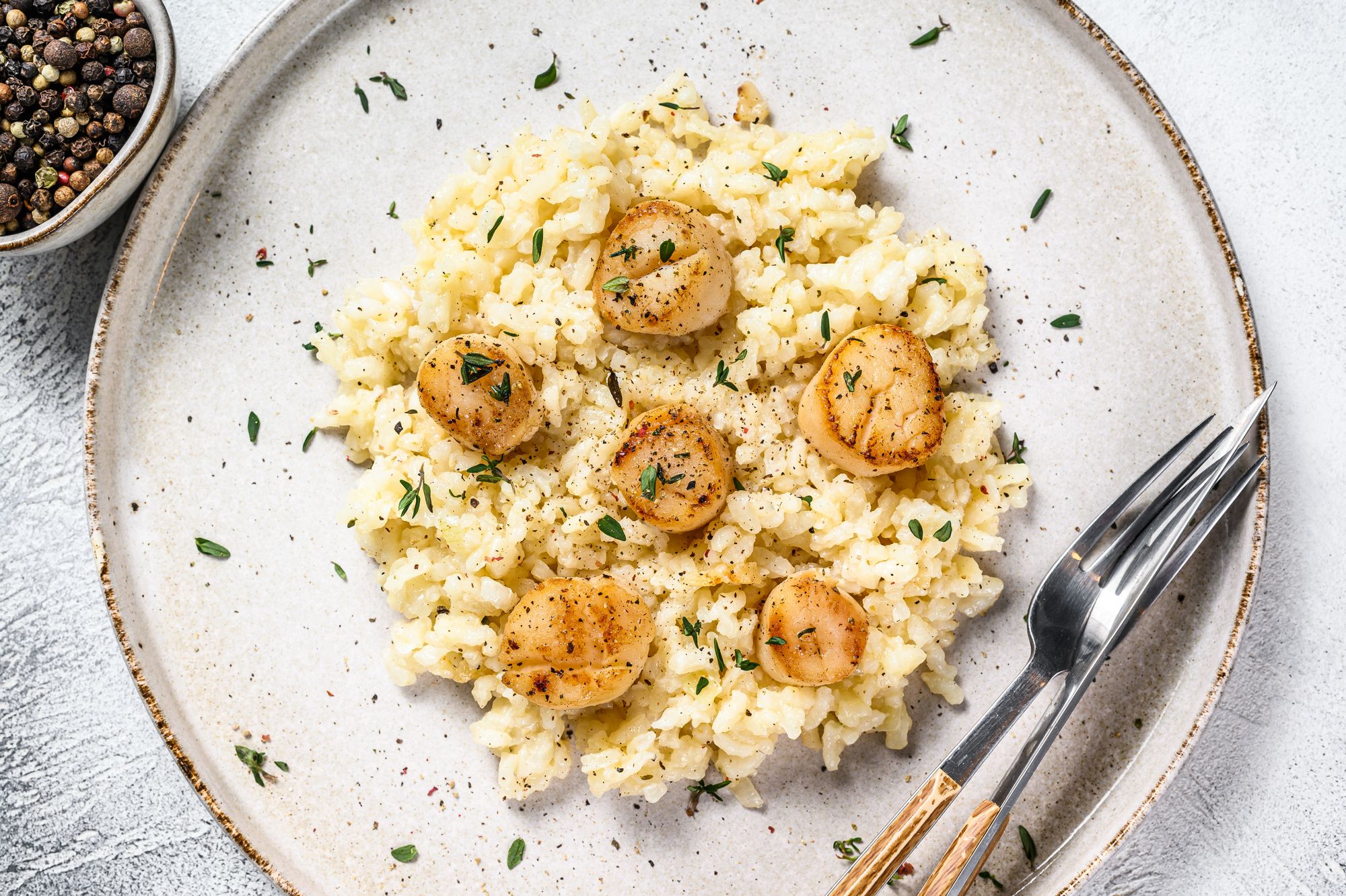 Scallop Risotto