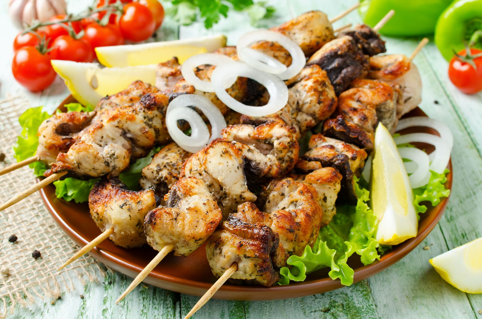 Mini Tikka Fish Kebabs