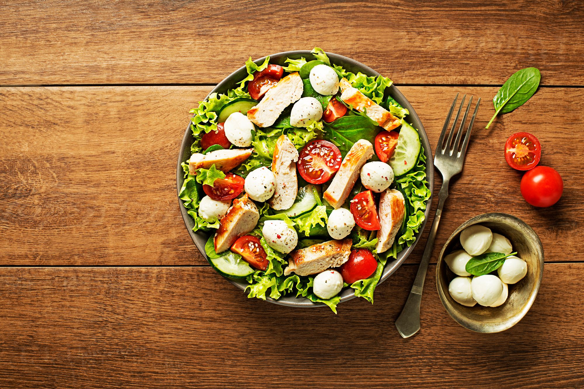 Chicken, Cucumber and Coriander Salad