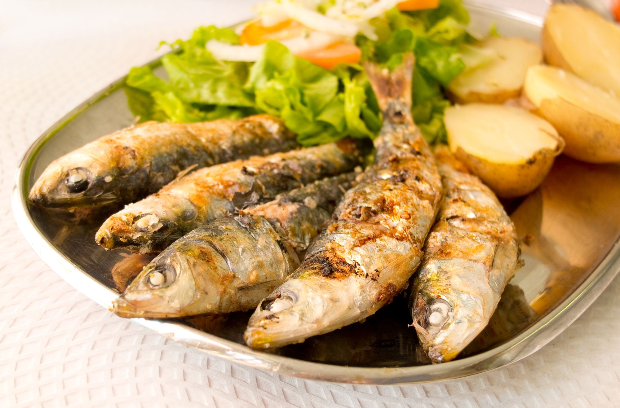Zesty Grilled Sardines