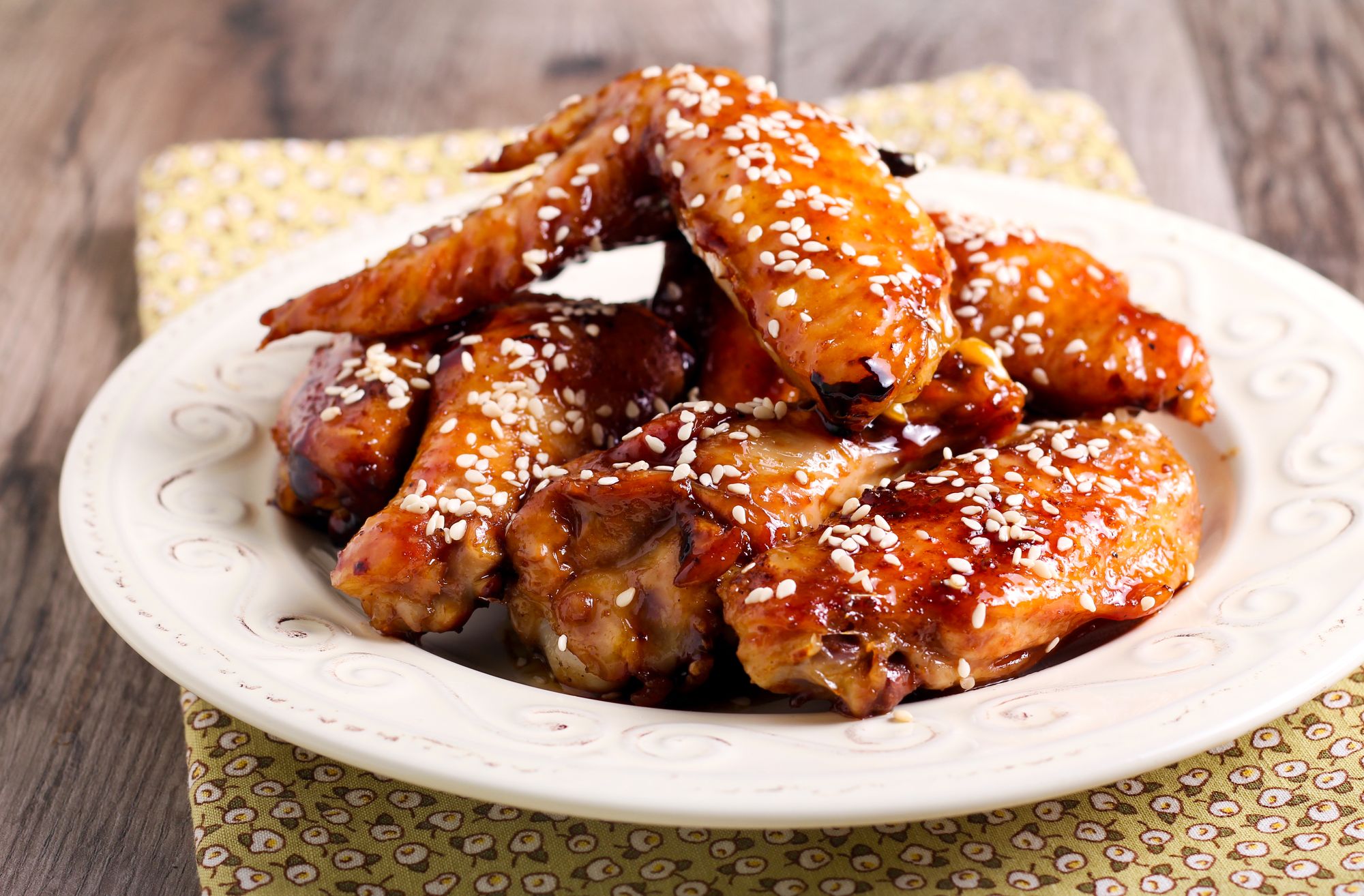 Sticky Mango Wings