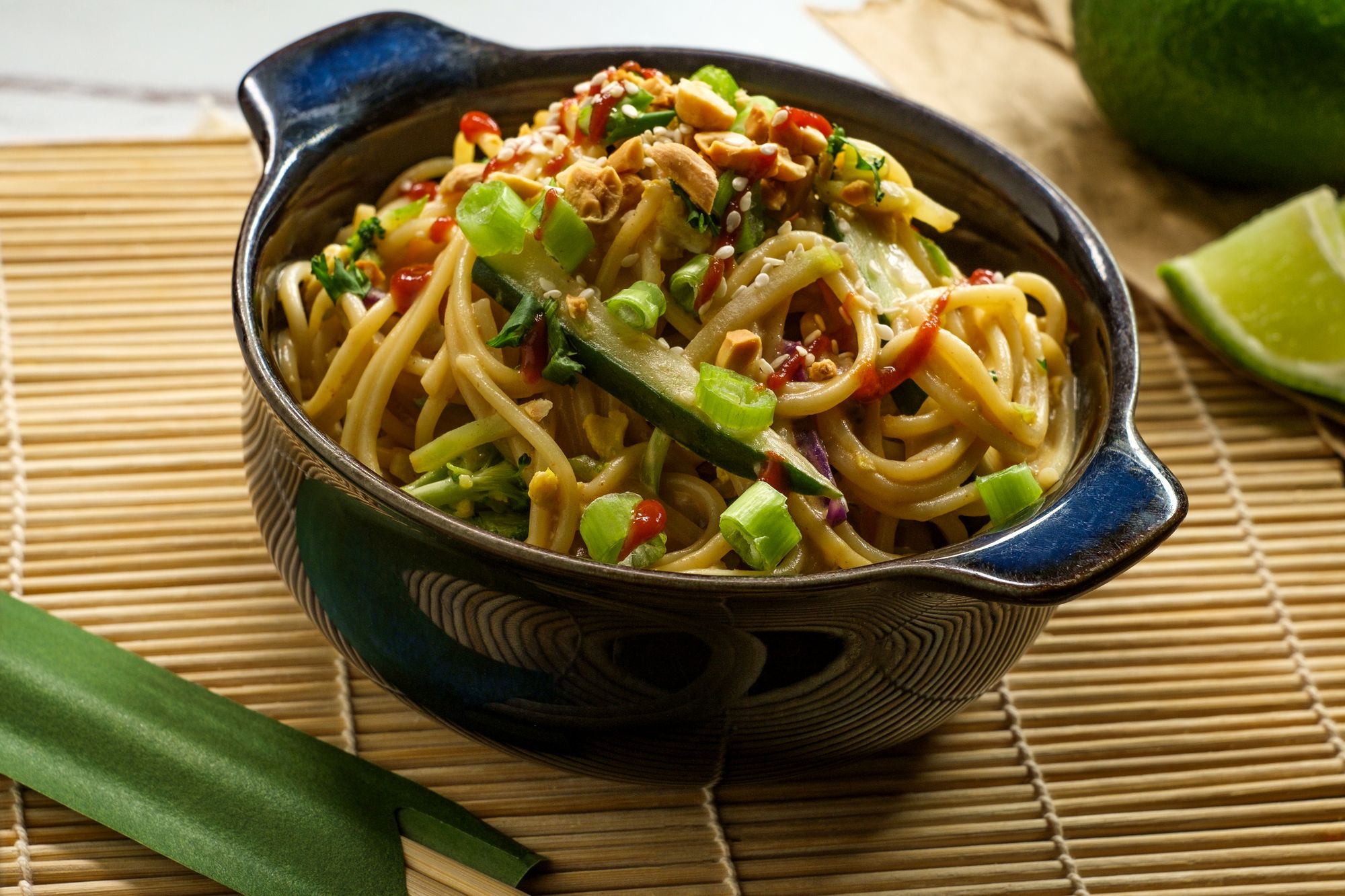Peanut and Vegetable Noodles