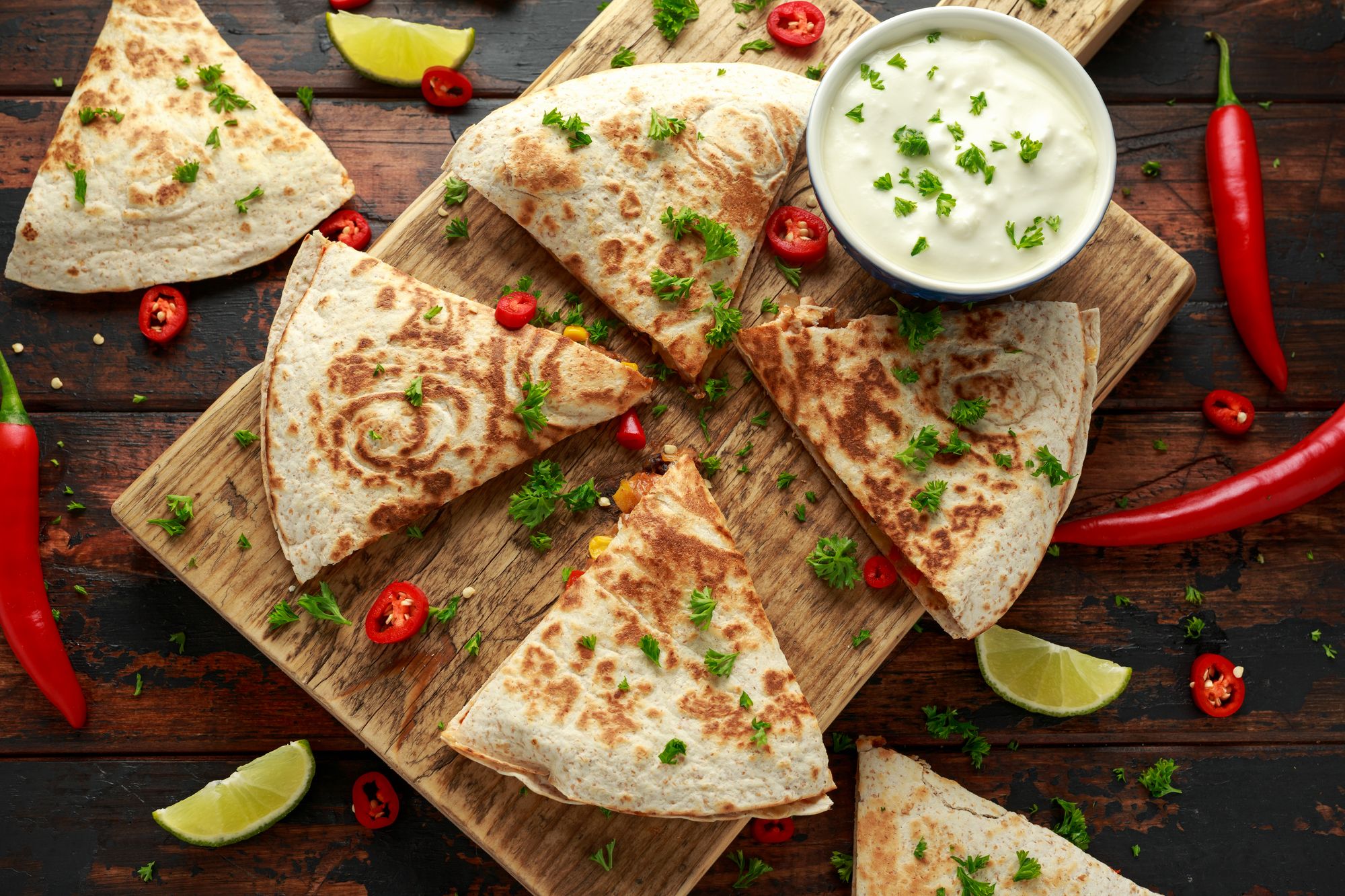 Cheddar and Chilli Tortilla
