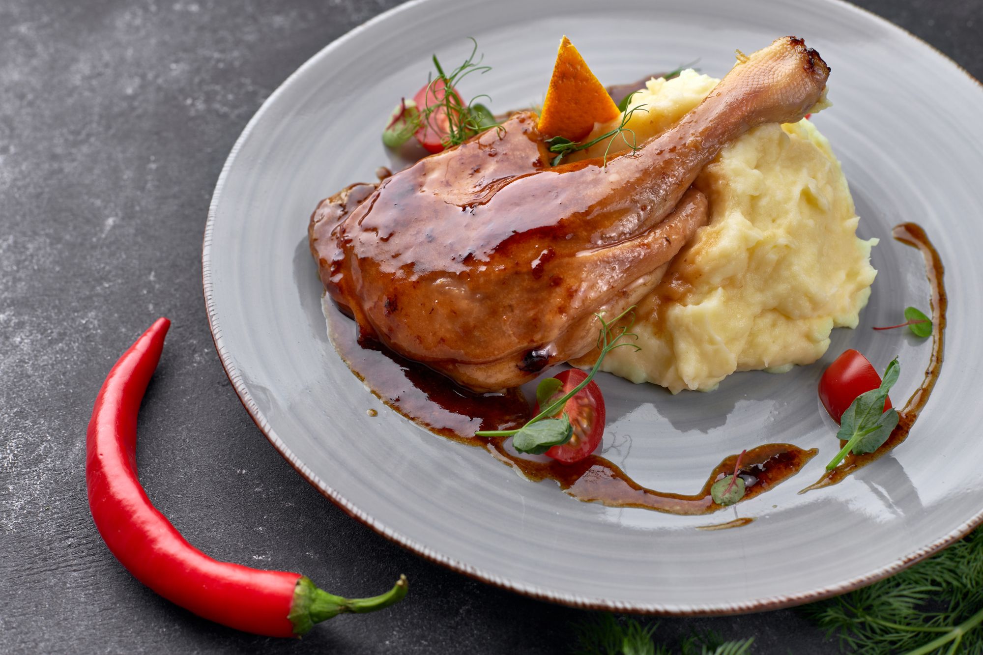 Duck with Ginger, Soy and Chilli