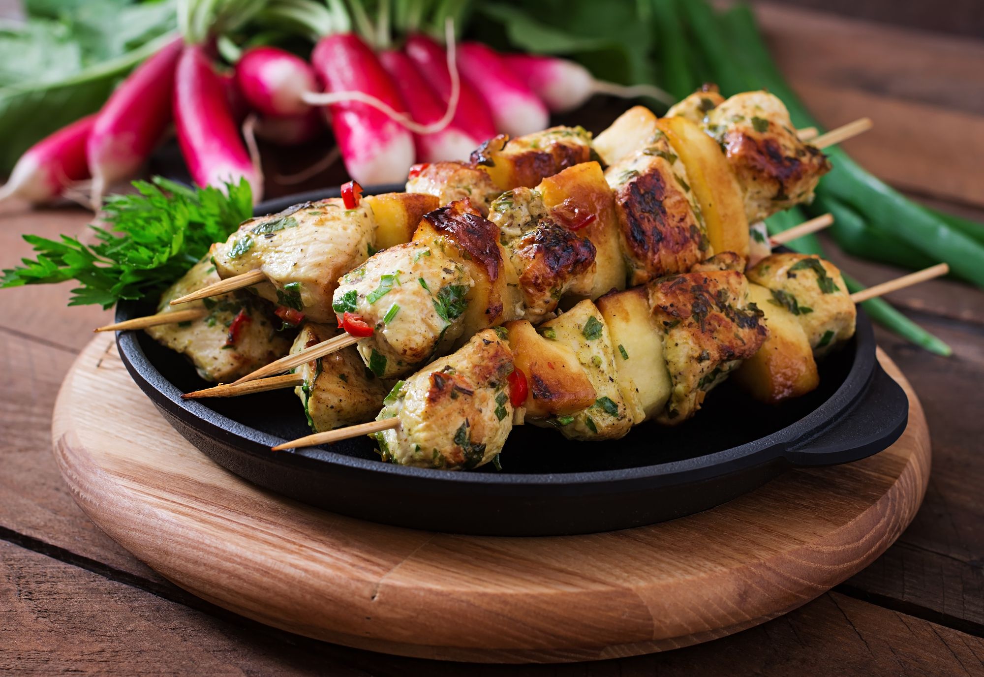 Spanish Chicken Skewers