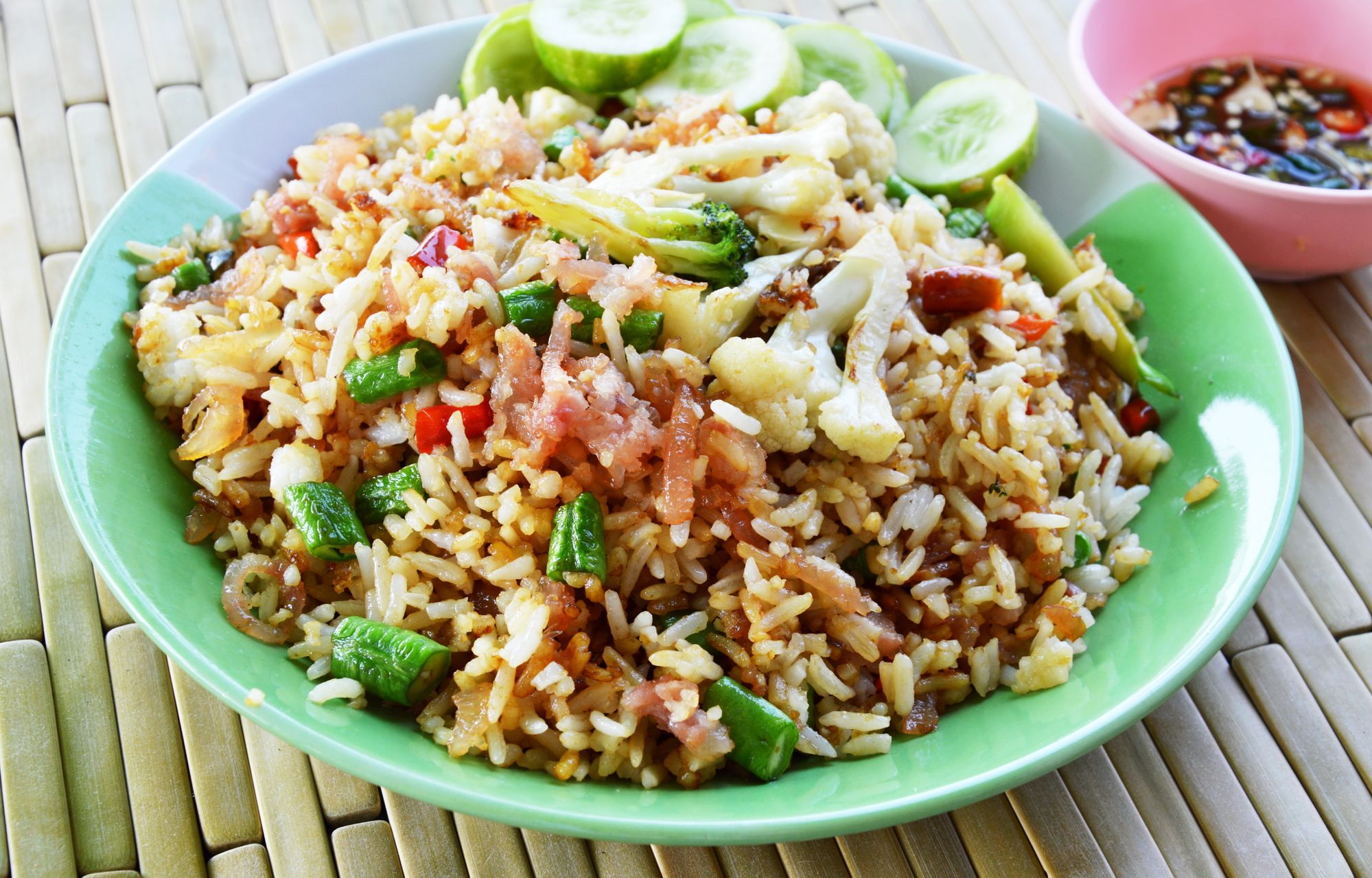 Sticky Turkey with Cauliflower and Rice