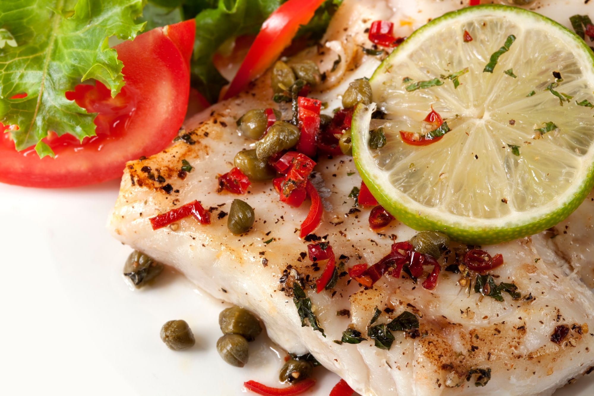 Simple Trout with Capers