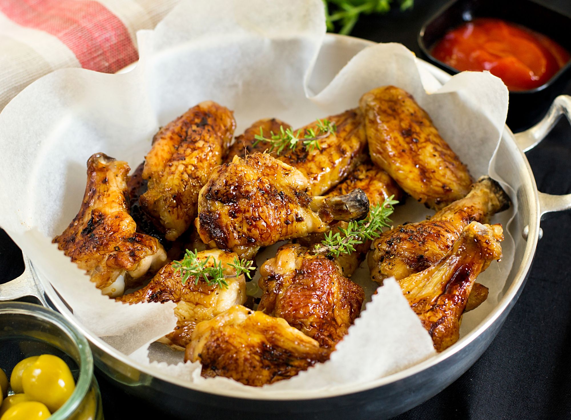 Barbecue Vegemite Chicken Wings