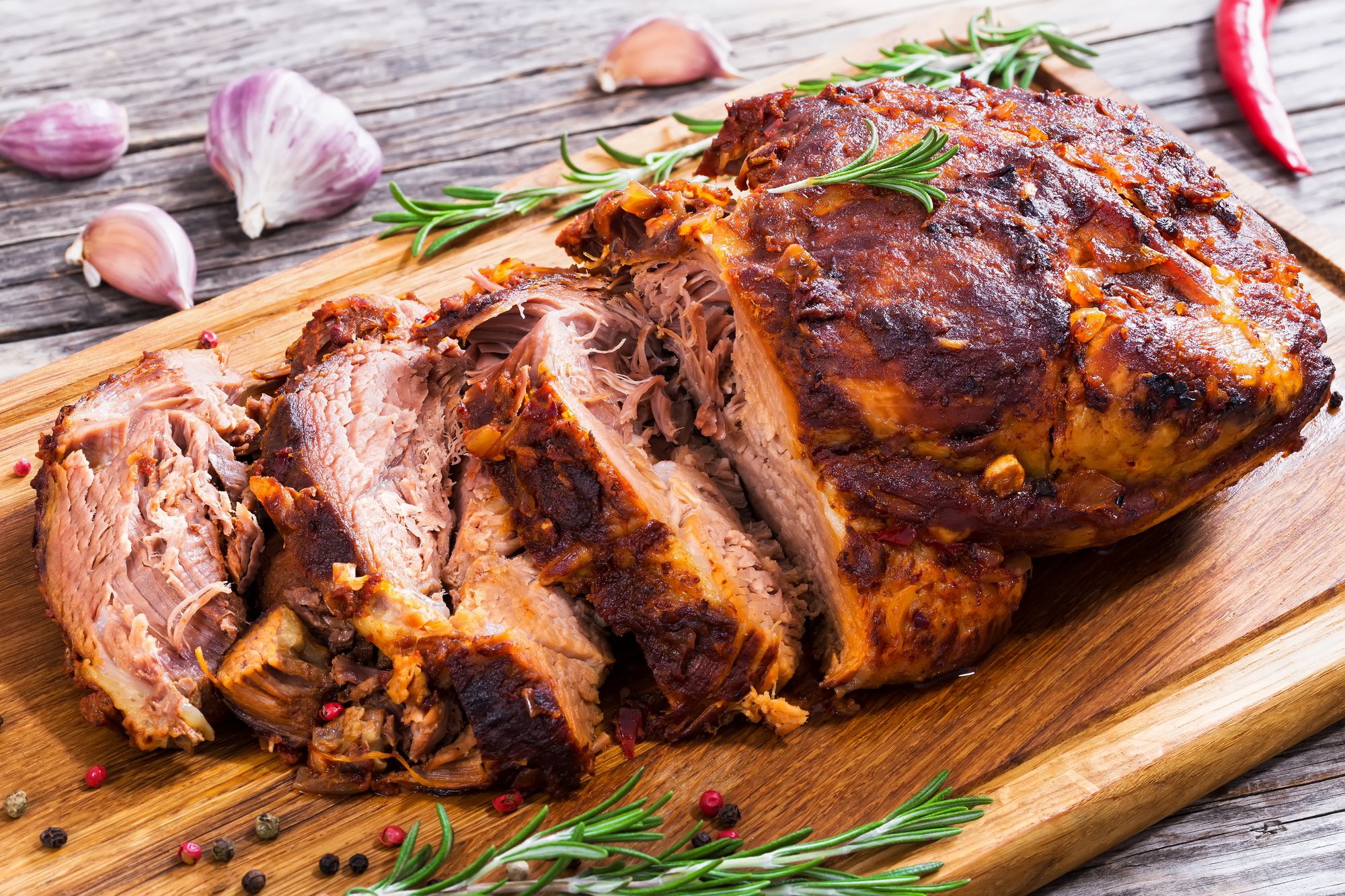 Slow-Cooked Italian Pork Shoulder