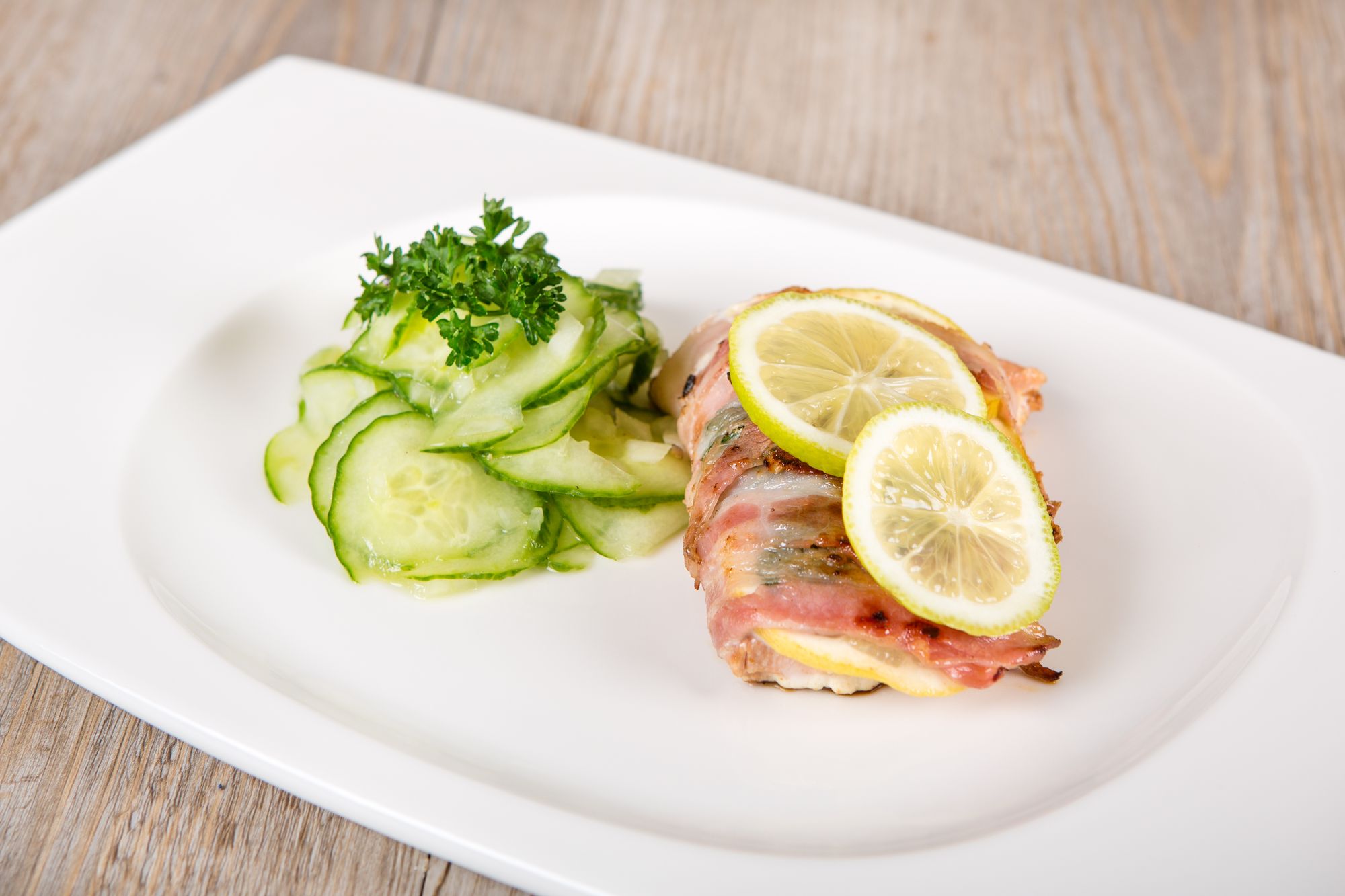 Prosciutto-Wrapped White Fish