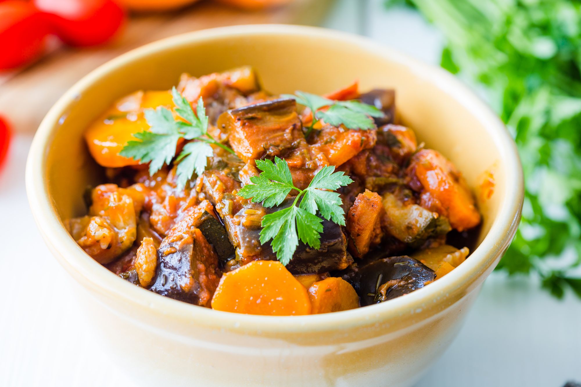 Burnt Eggplant Chilli
