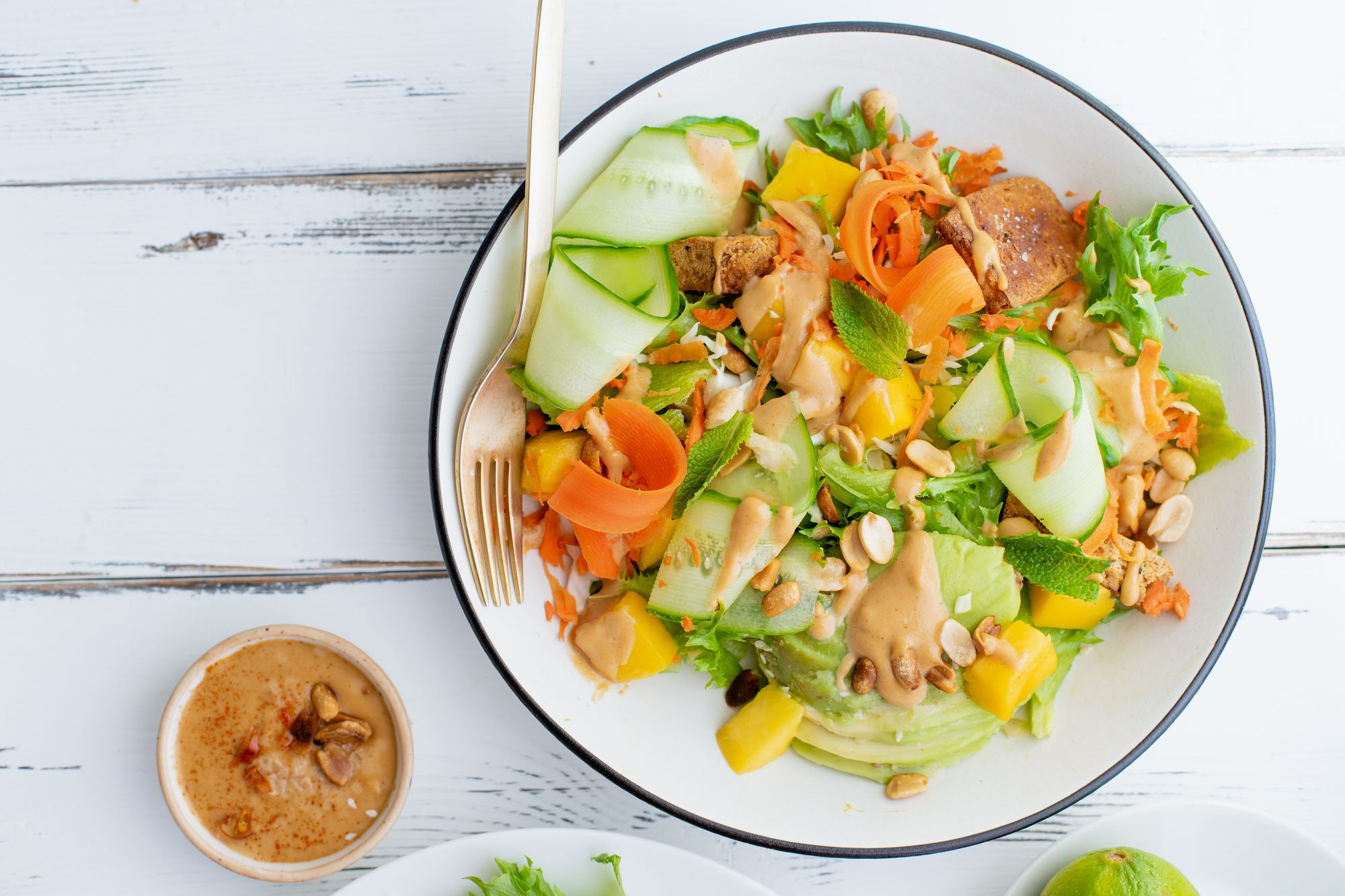 Lime and Peanut Salad