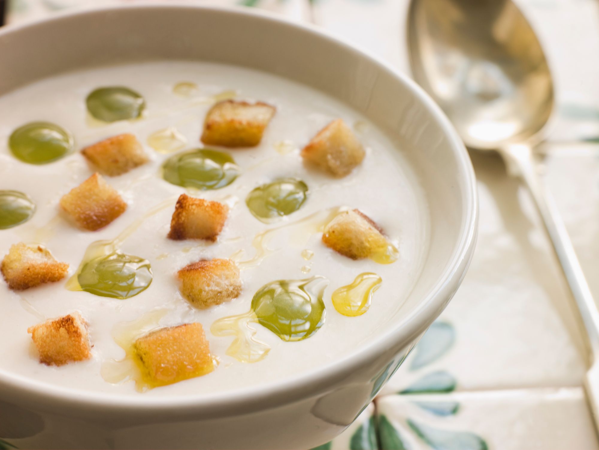 Simple Ajo Blanco Chilled Soup