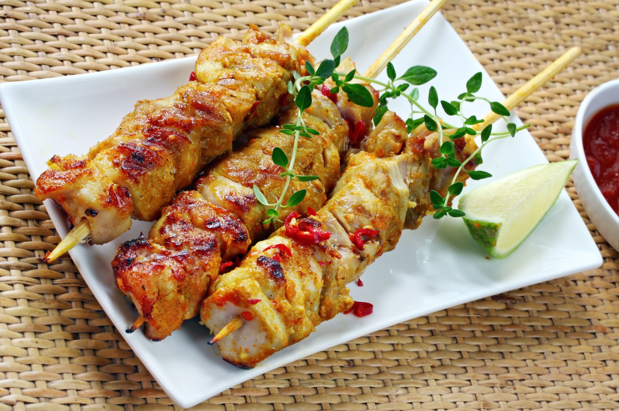 Afghan Chicken Kebabs