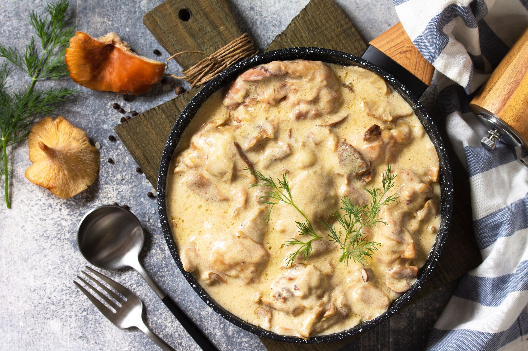 Healthy Chicken Stroganoff