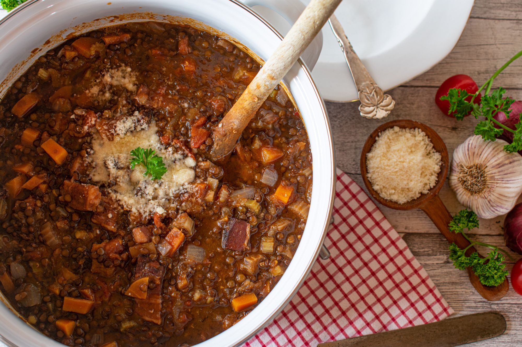 Classic Spiced Red Lentil Stew
