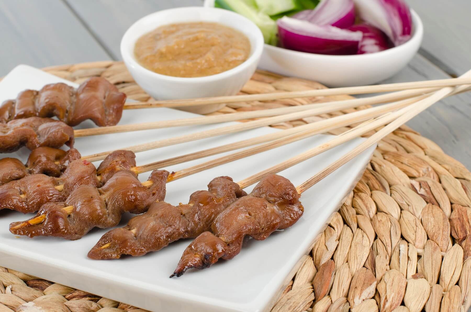 Chicken Breast Satay Salad