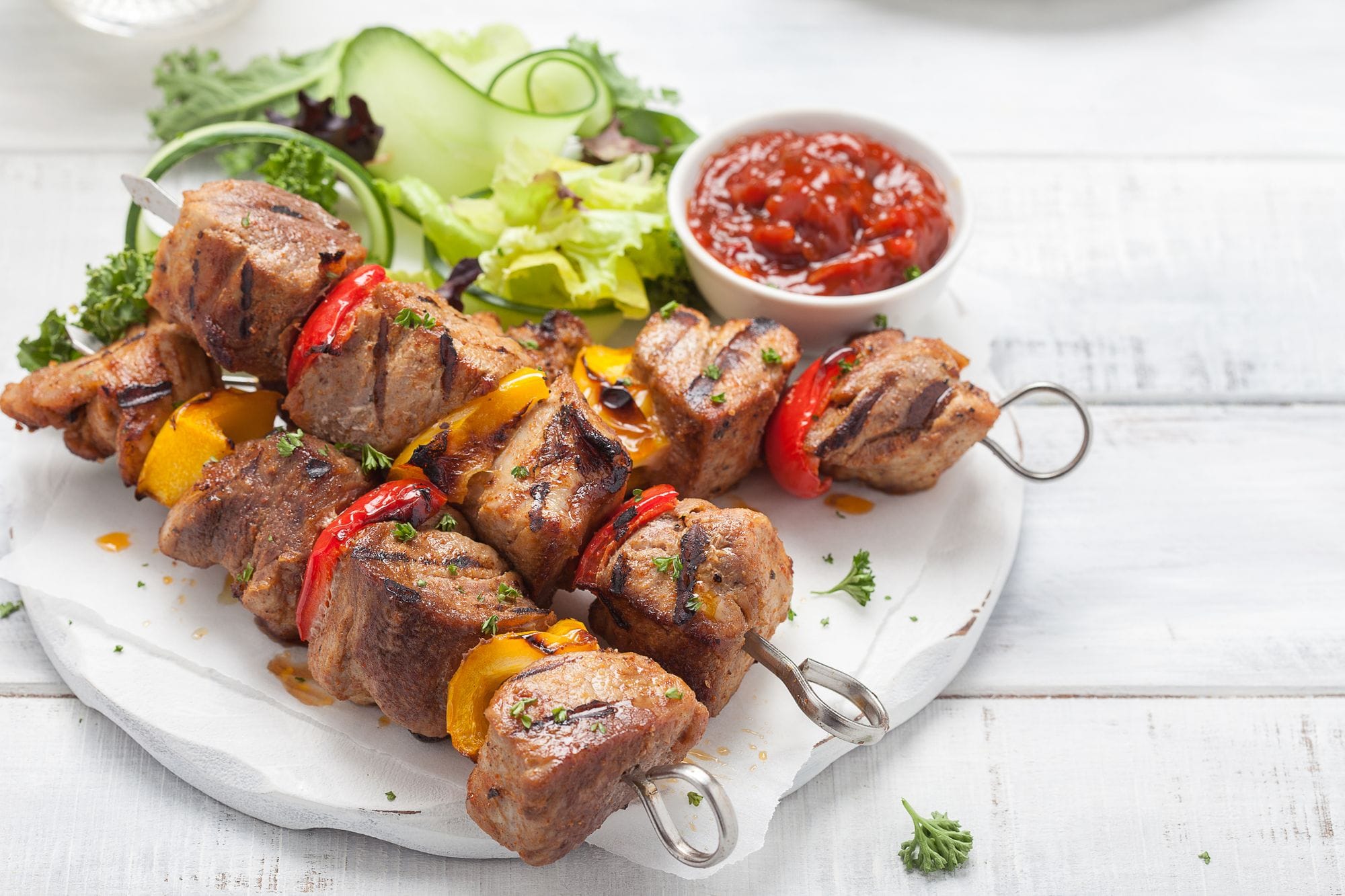 Thai Green Pork Kebabs