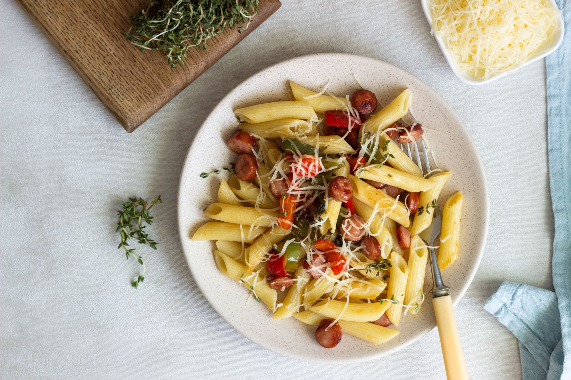 Pappardelle with Sausage and Kale