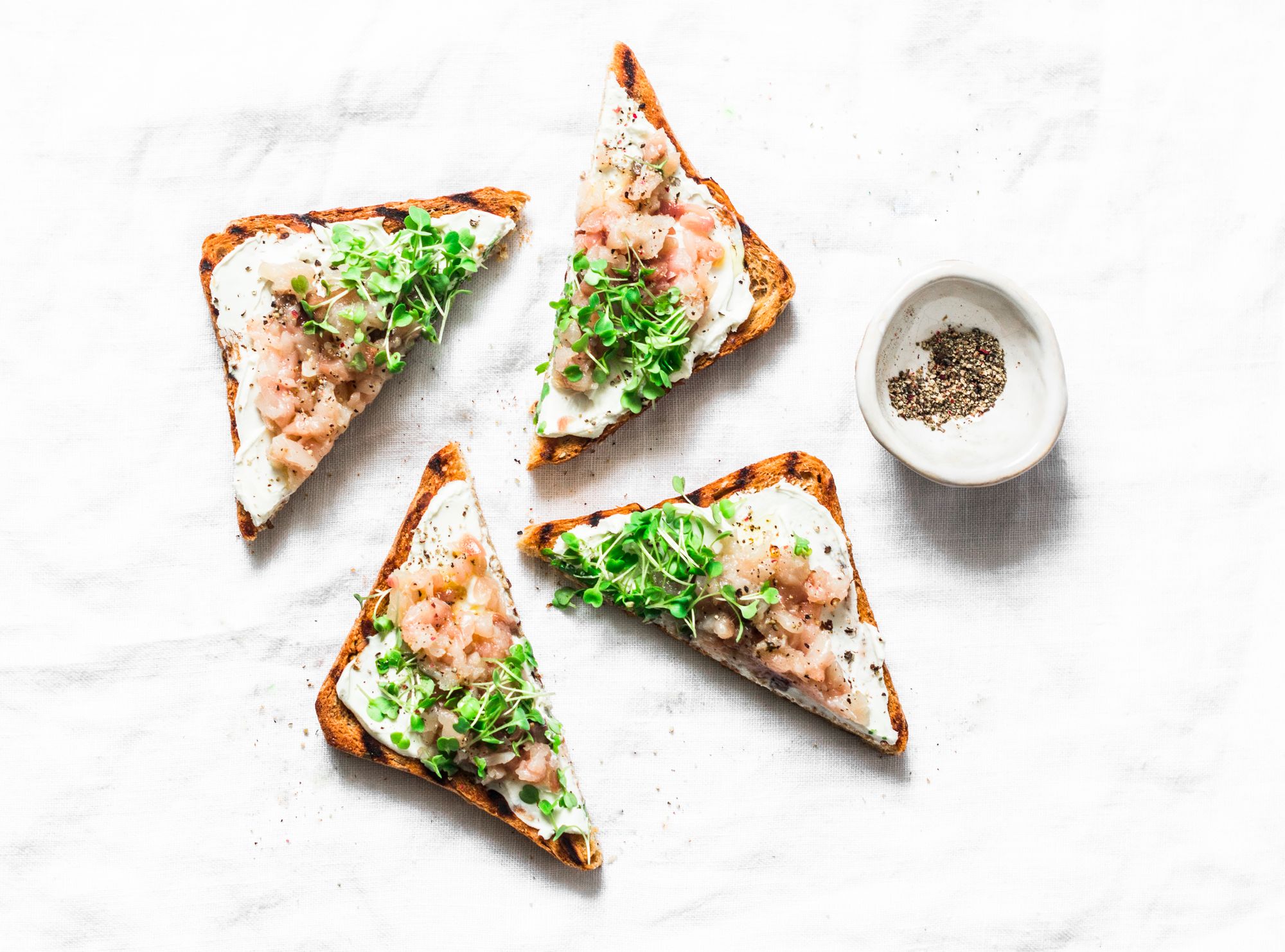 Vegan ‘Smoked Salmon’ Bruschetta