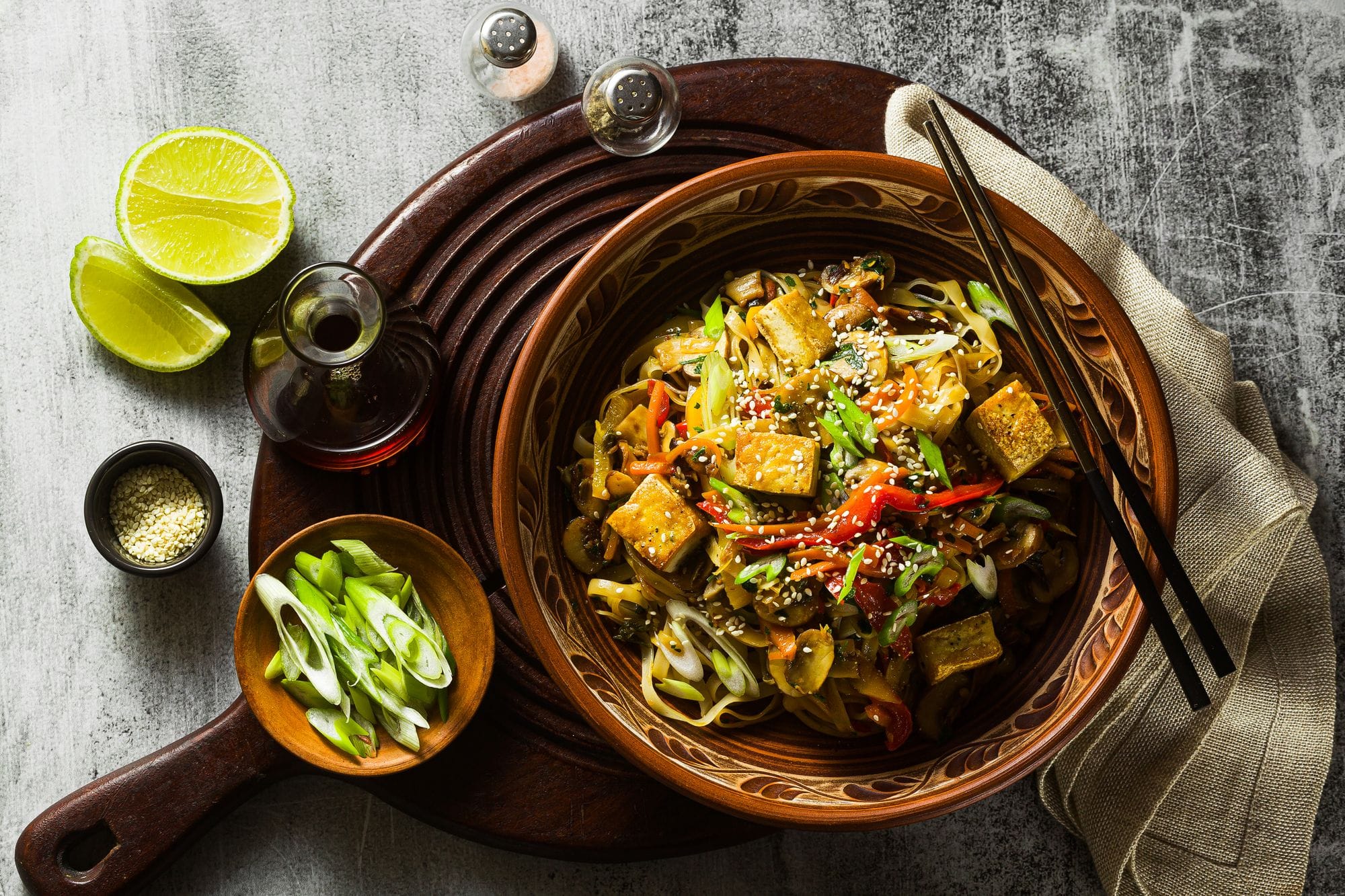 Tofu and Cucumber Noodles
