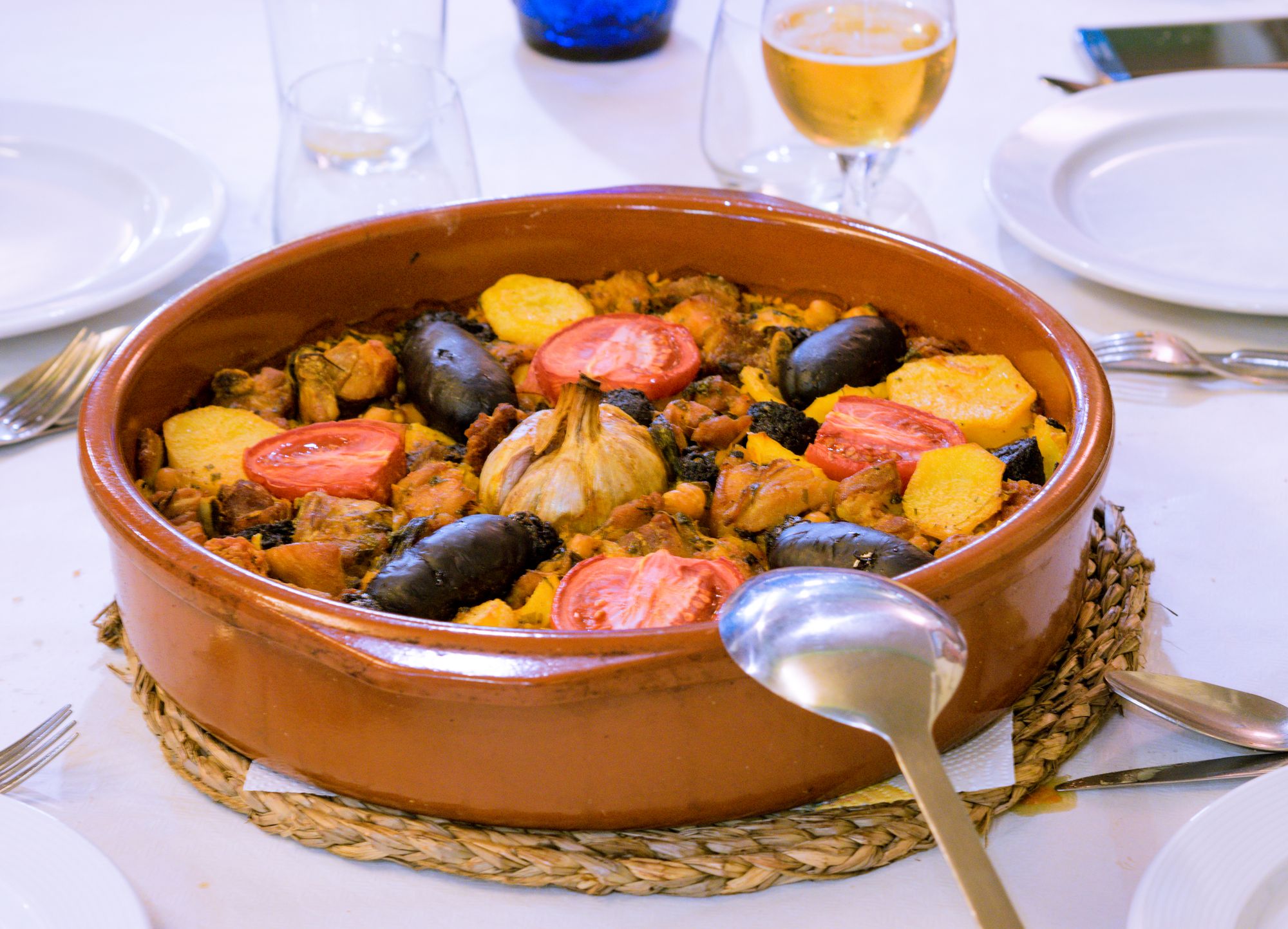 Black Pudding and Pork Belly Paella