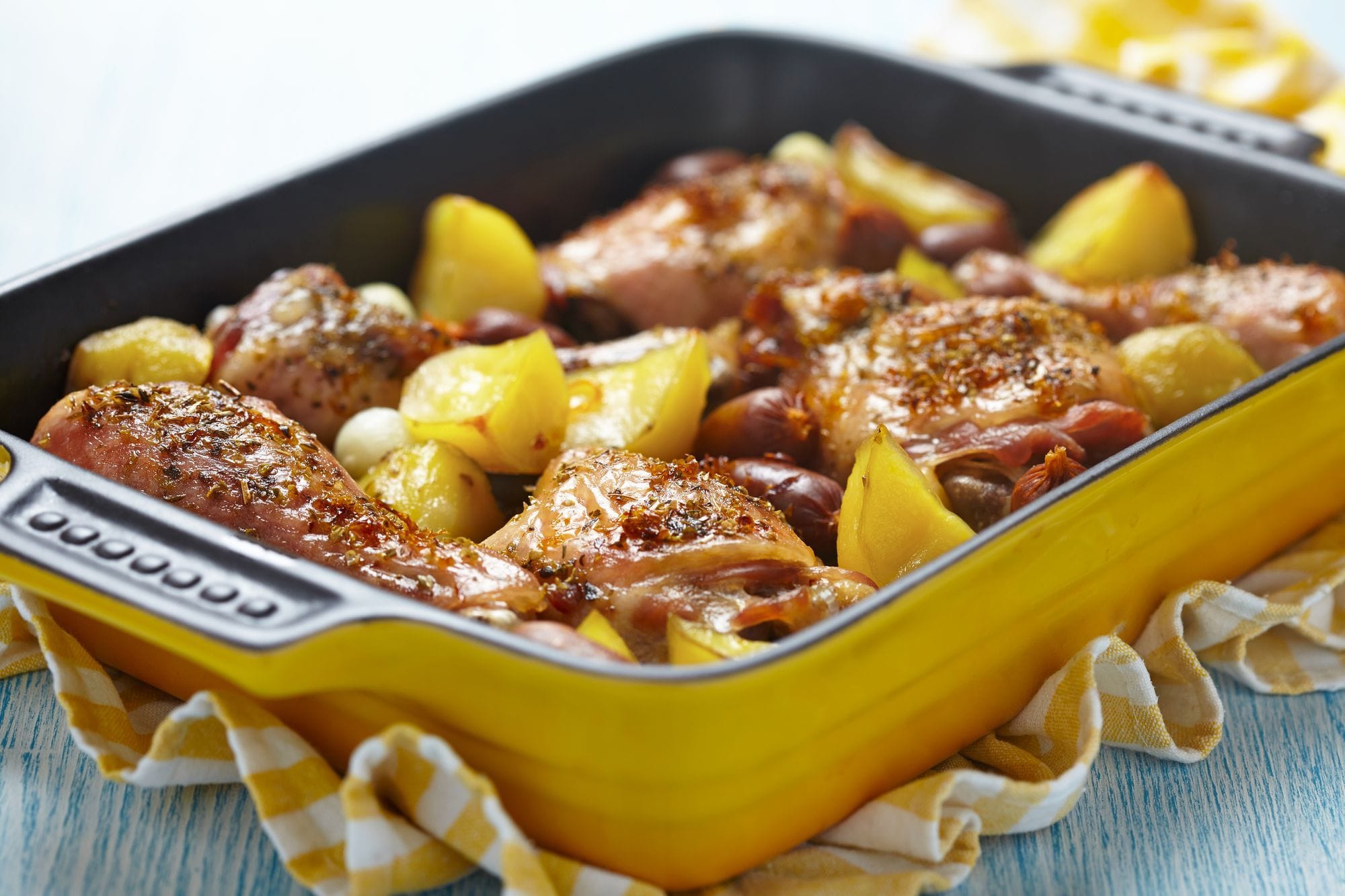 Chicken with Wine and Chorizo