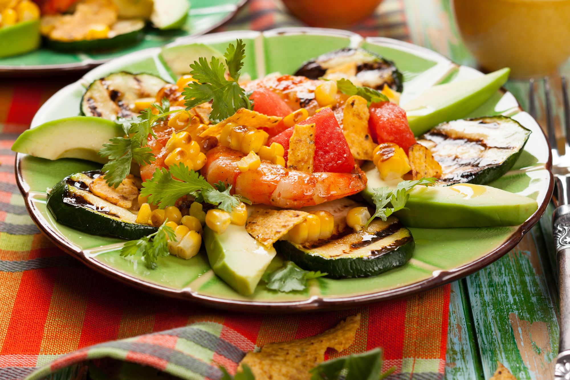 Tex-Mex Prawn and Corn Salad