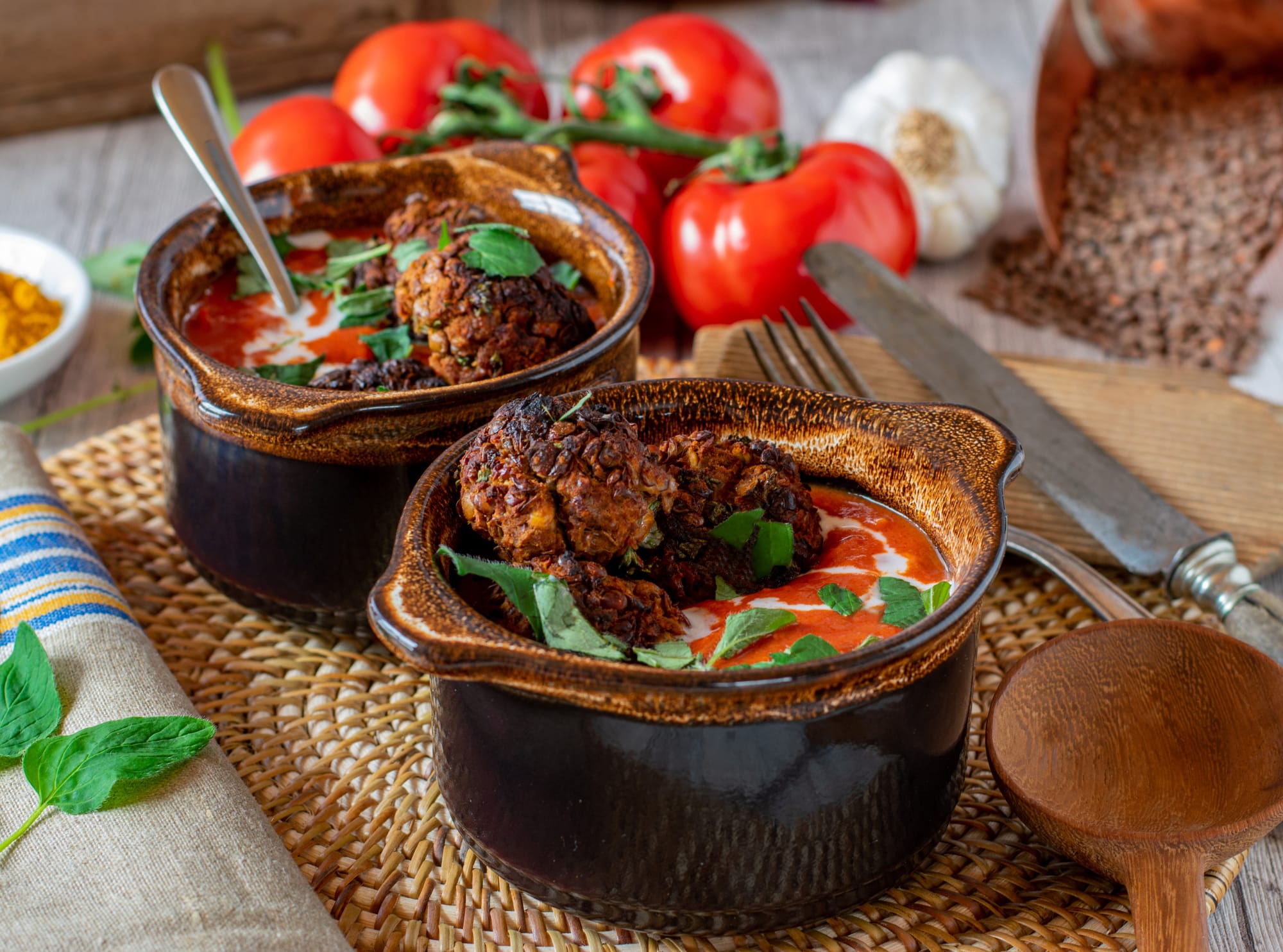 No-Meatballs with Kidney Beans