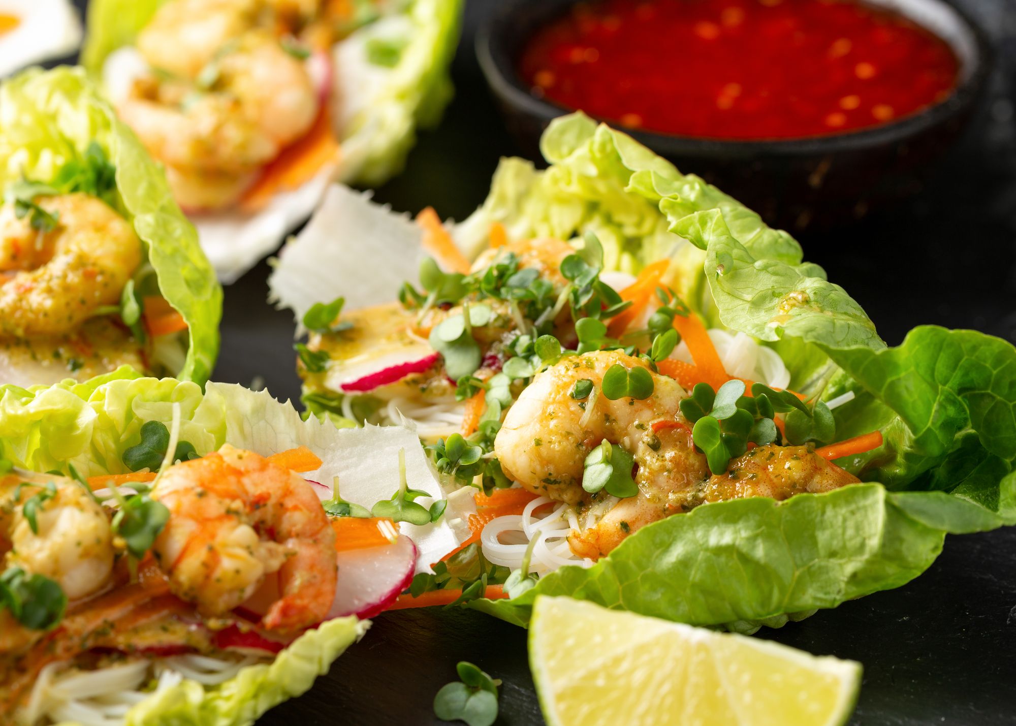 Prawn Cocktail Lettuce Cups