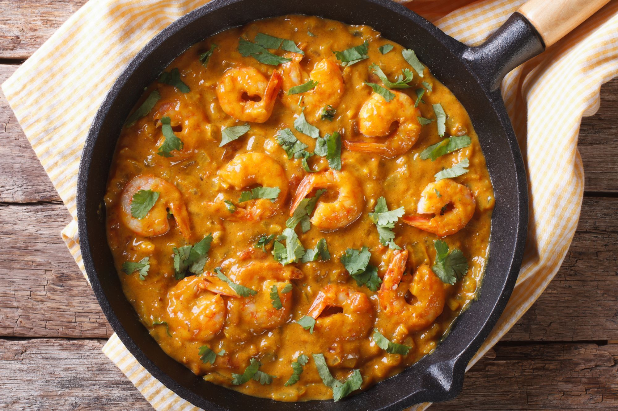 Sri Lankan Curried Prawns