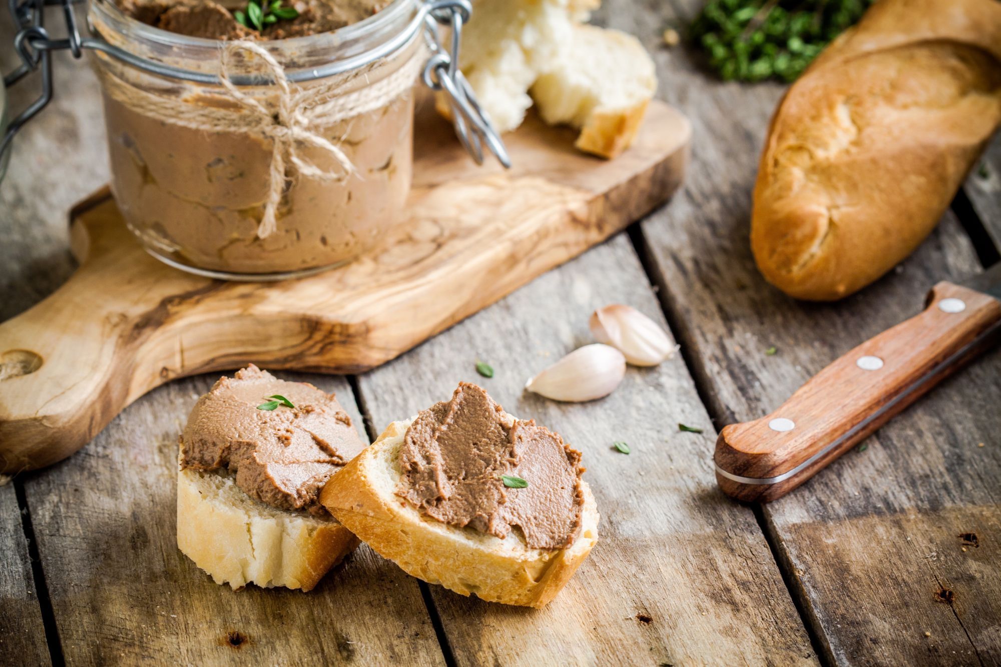 Boozy Chicken Liver and Orange Pate