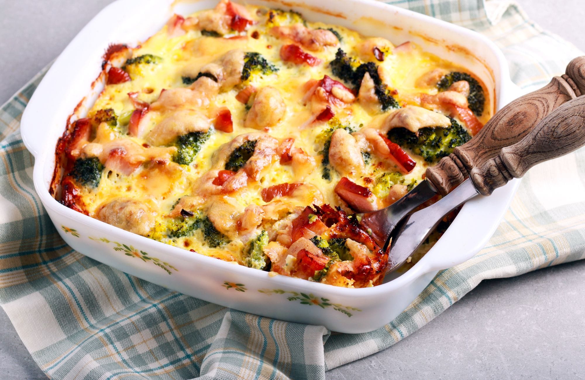 Ham and Veggie Bake