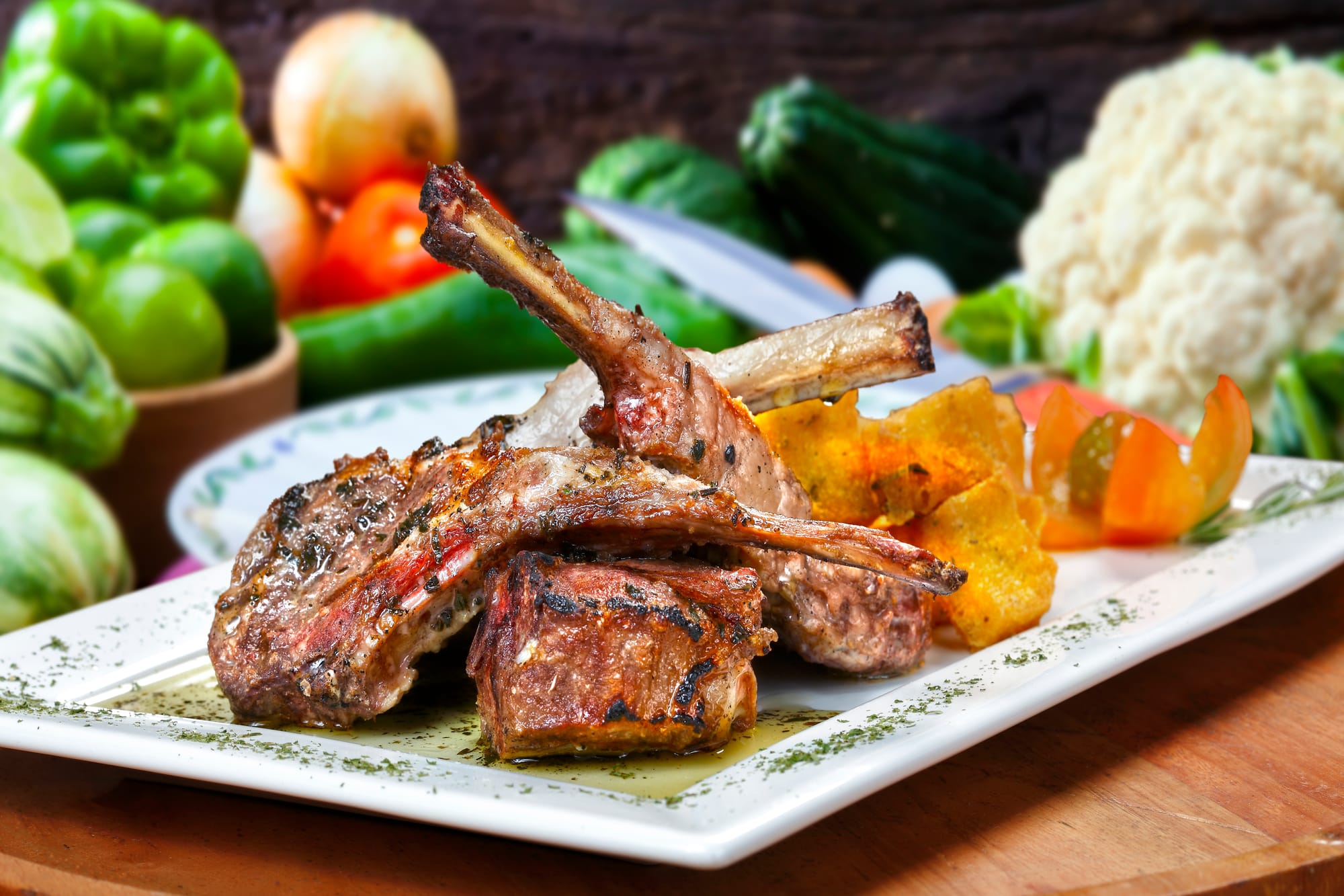 Lamb Chops with Inzimino Stew