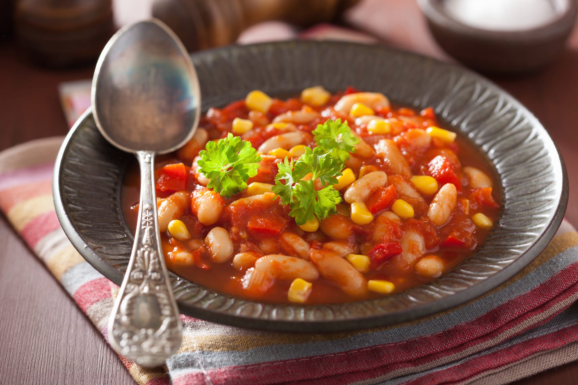 Easy Bean and Tomato Stew