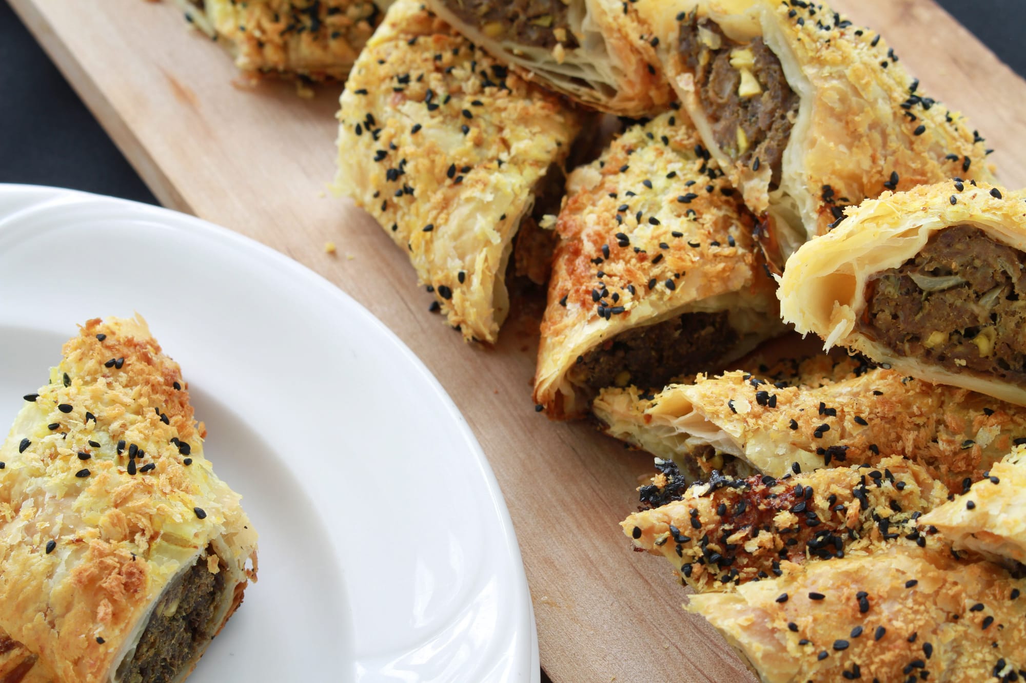 Game and Chestnut Sausage Roll