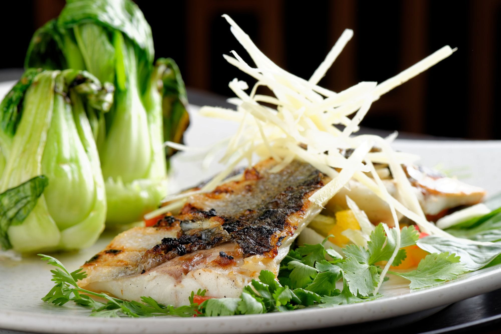 Garlic and Rosemary Bream