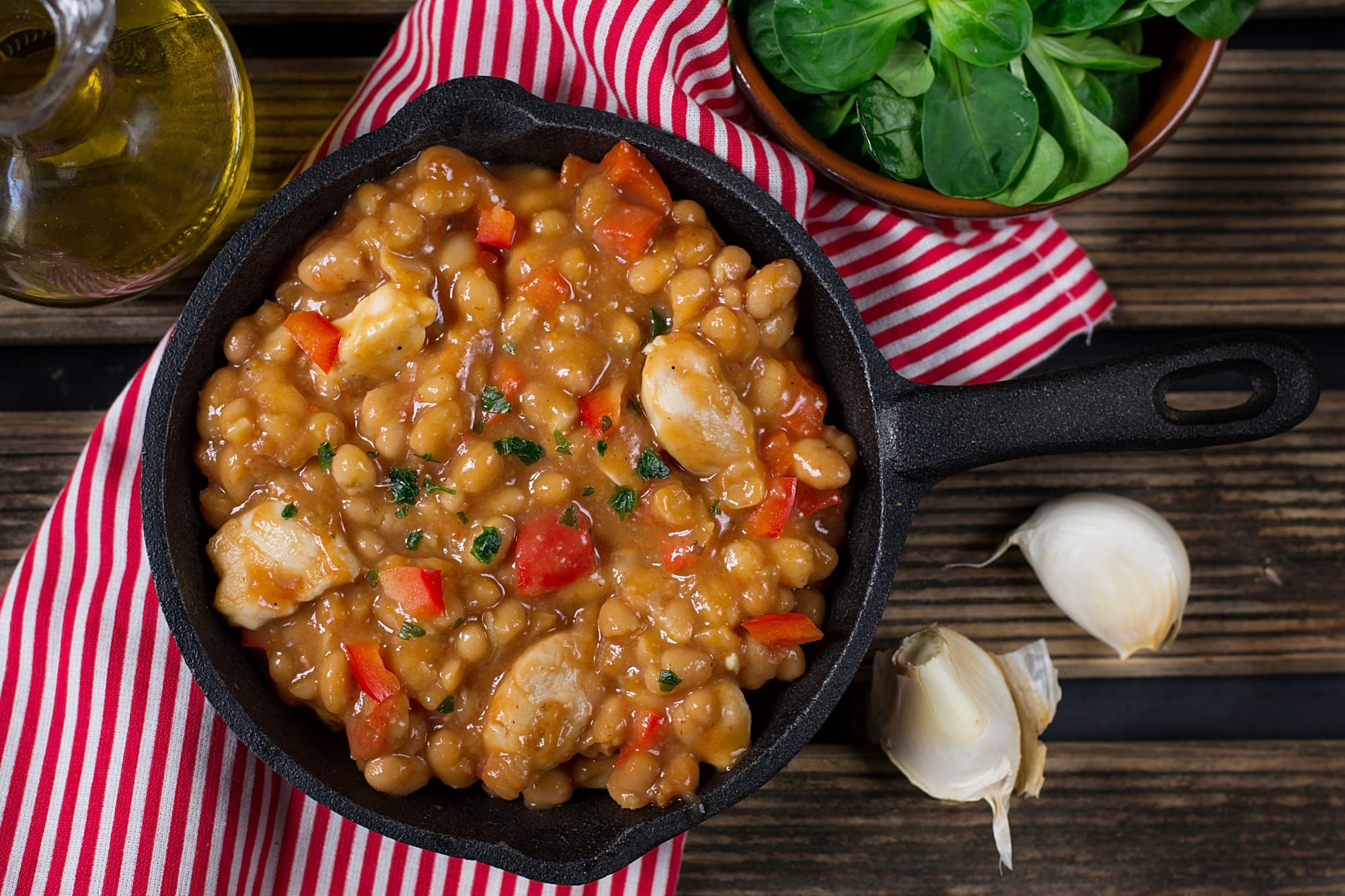 Chicken, Bean and Smoked Paprika Casserole