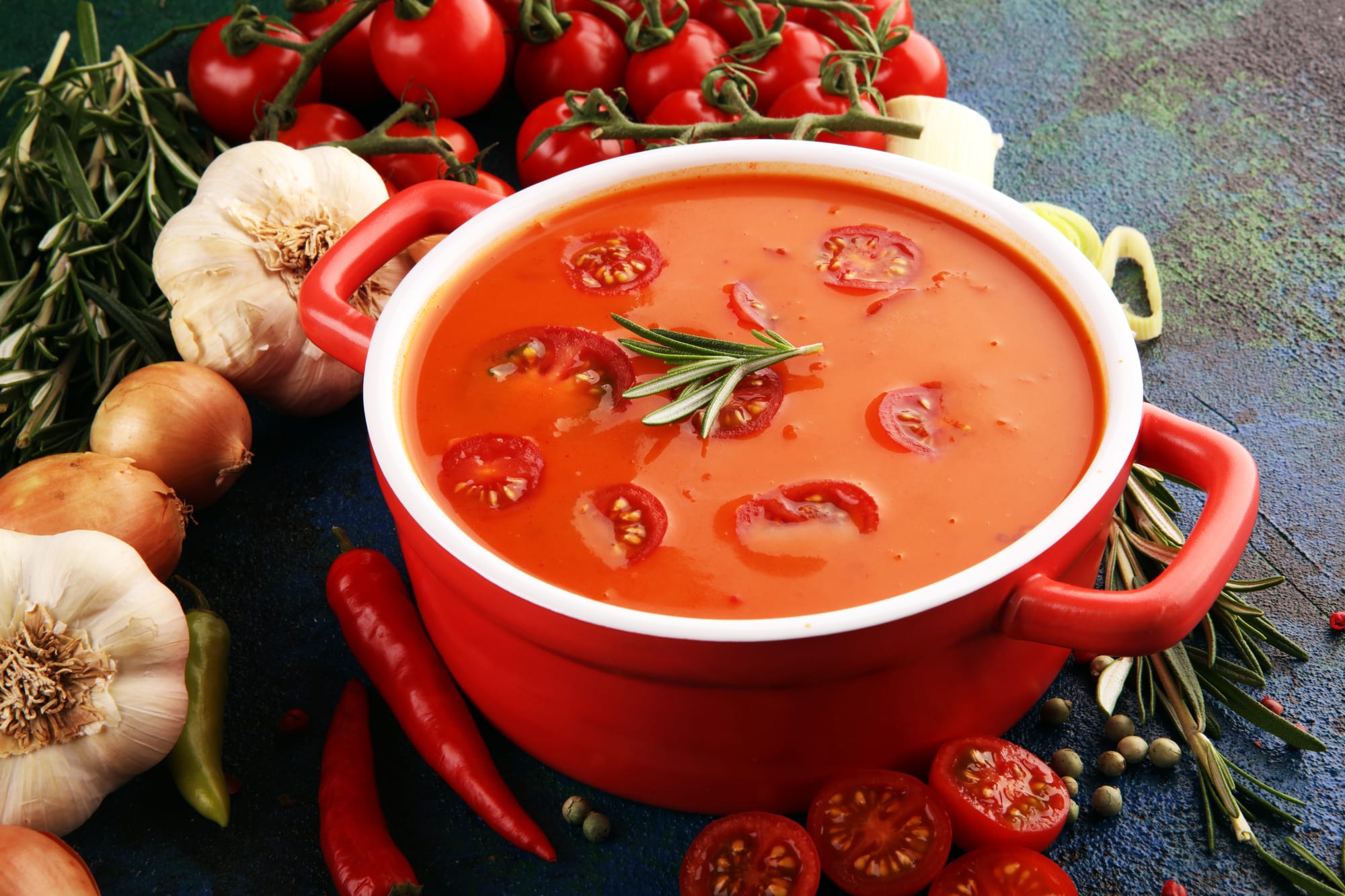 Red Pepper and Sun-Blushed Tomato Soup