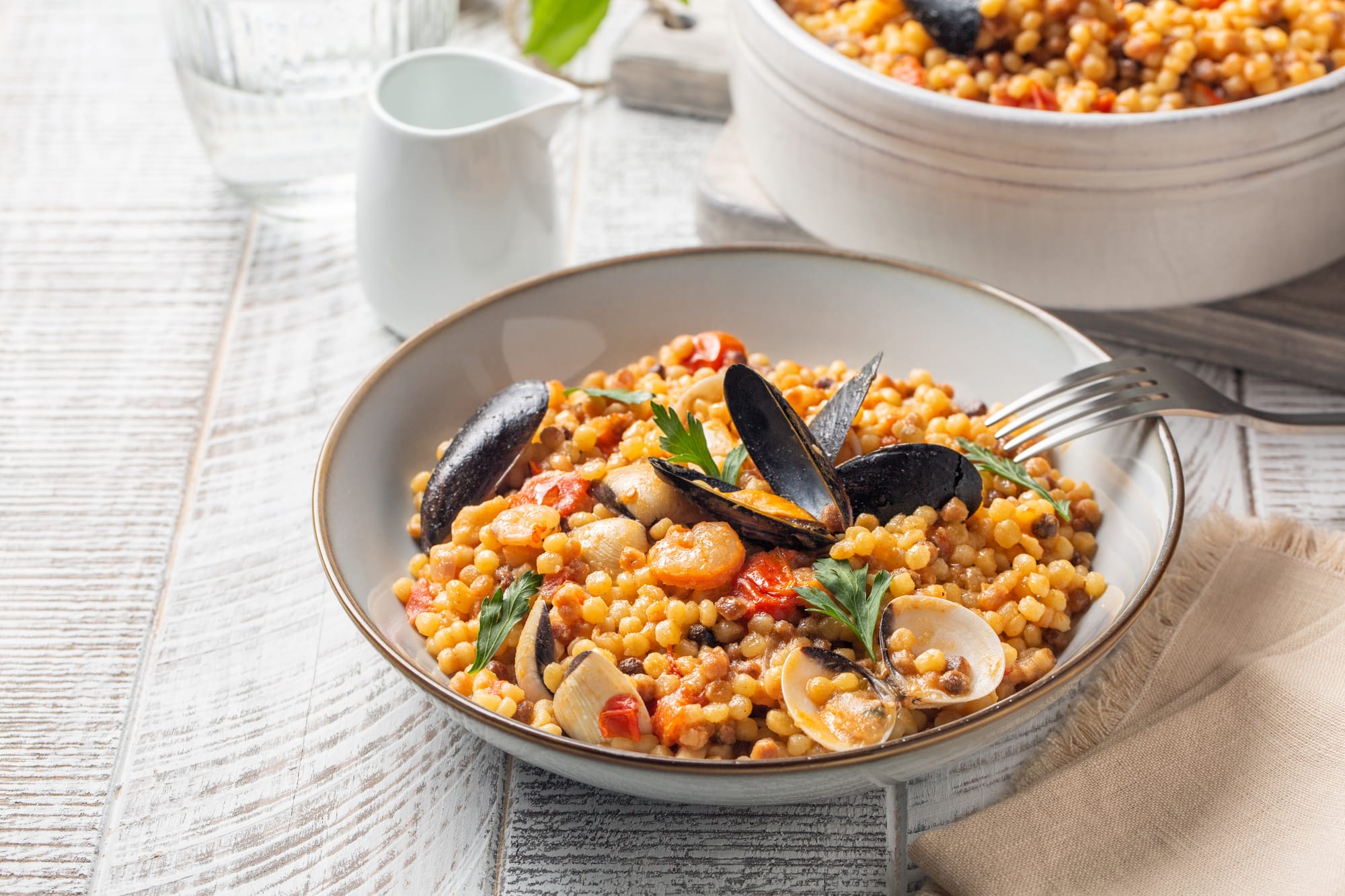 Fregola with Clams