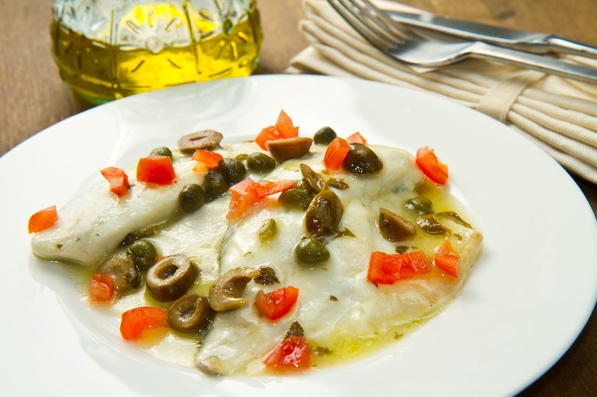 Bream in White Wine Sauce
